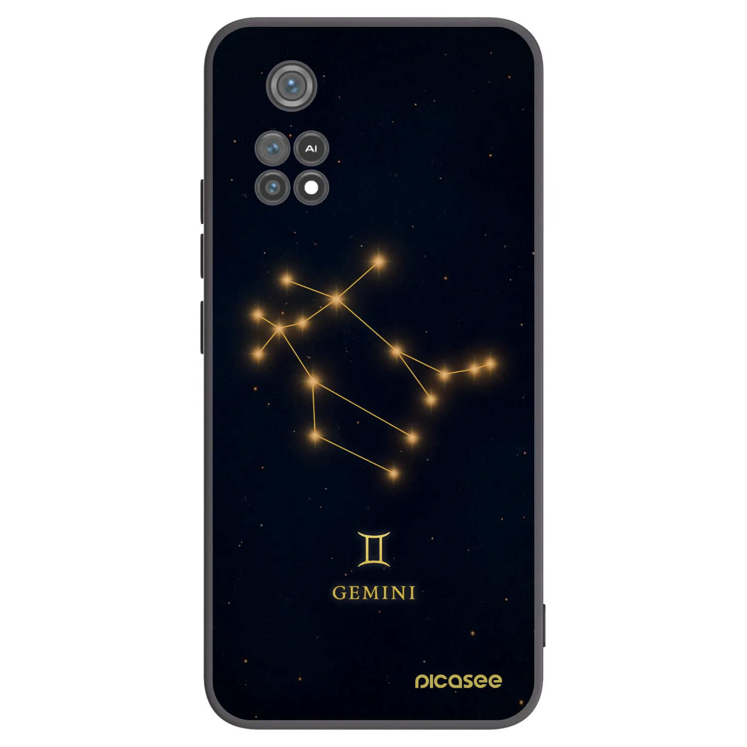 Picasee silikonski črni ovitek za Xiaomi Poco M4 Pro - GEMINI