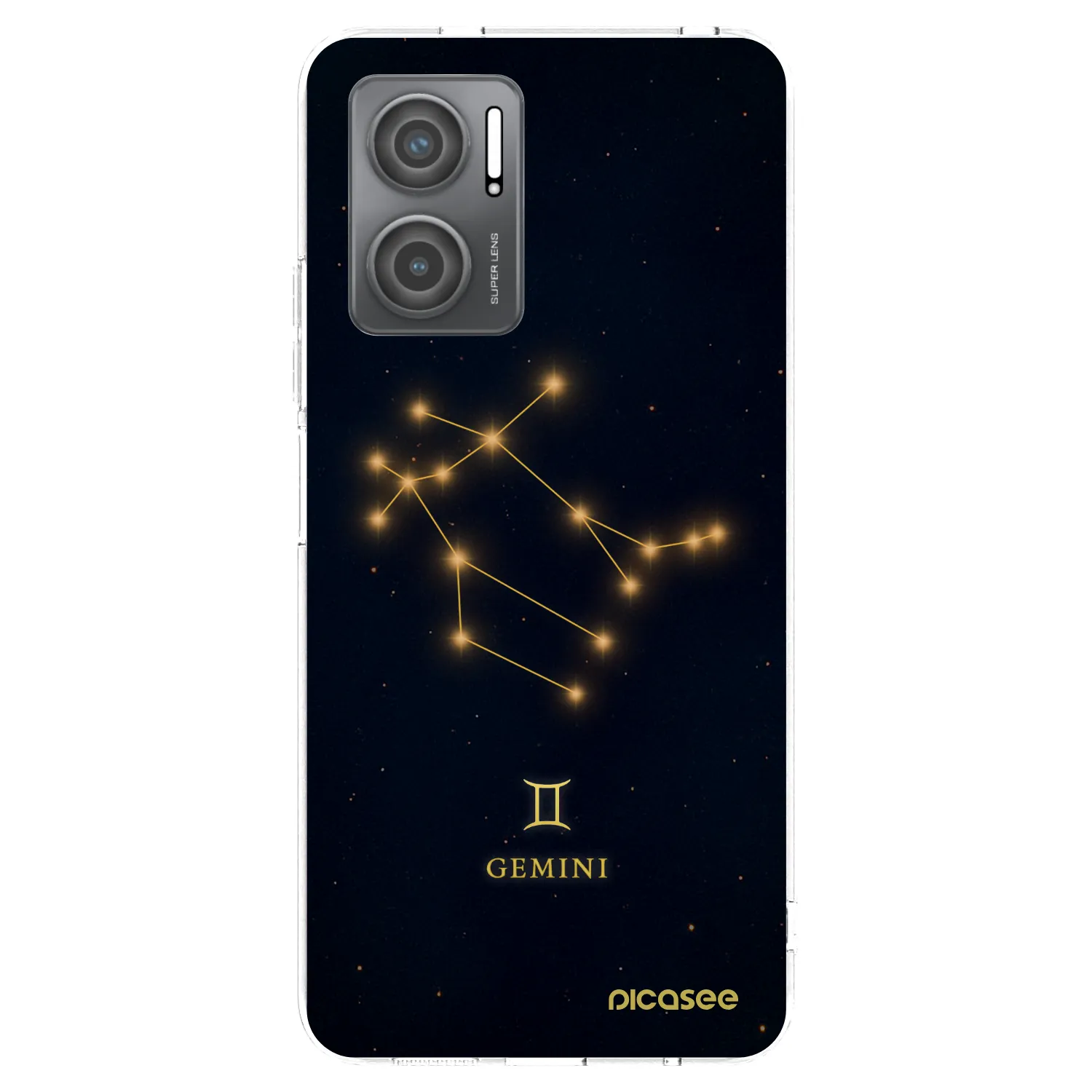 Picasee silikonski prozorni ovitek za Xiaomi Redmi 10 5G - GEMINI