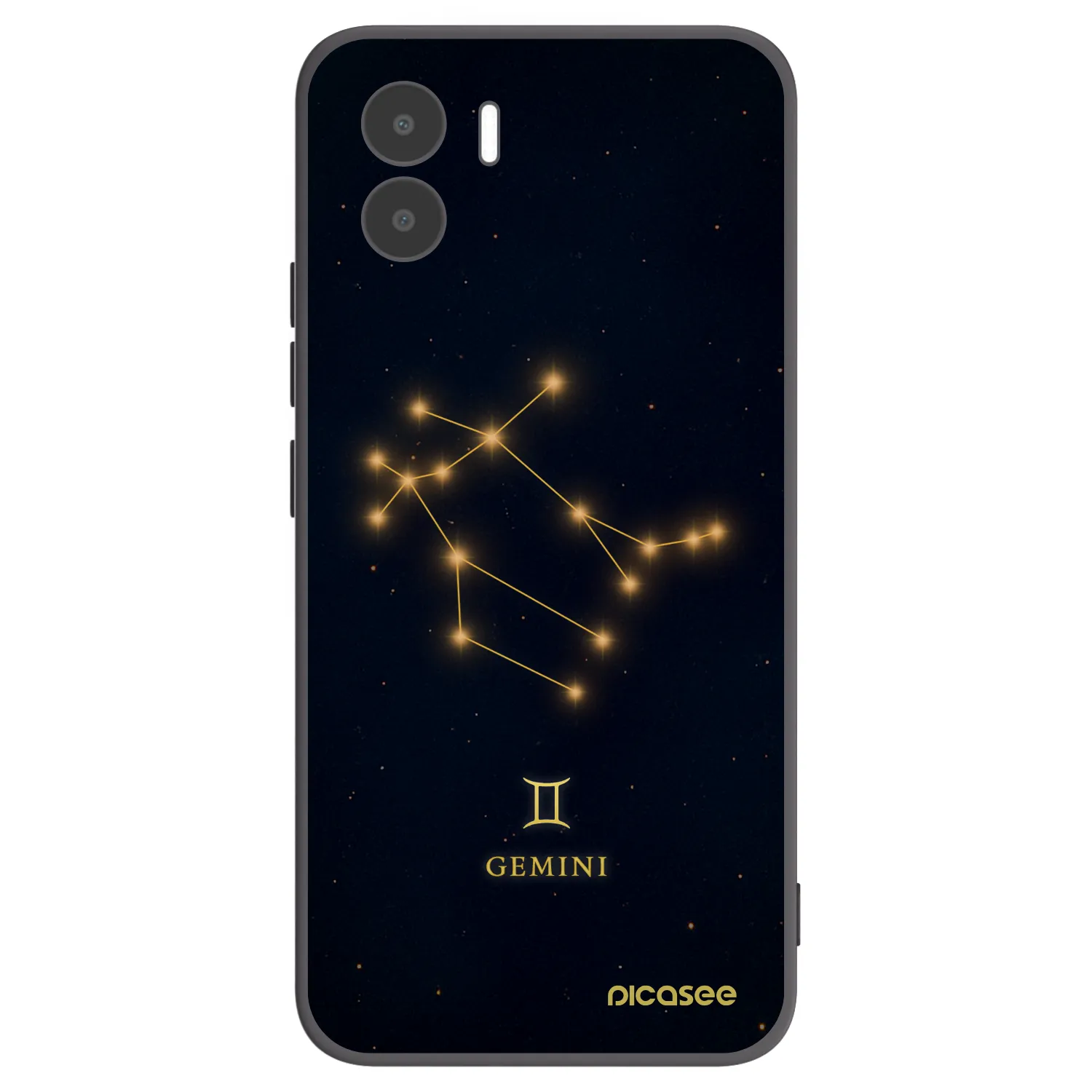 Picasee silikonski črni ovitek za Xiaomi Redmi A1 - GEMINI