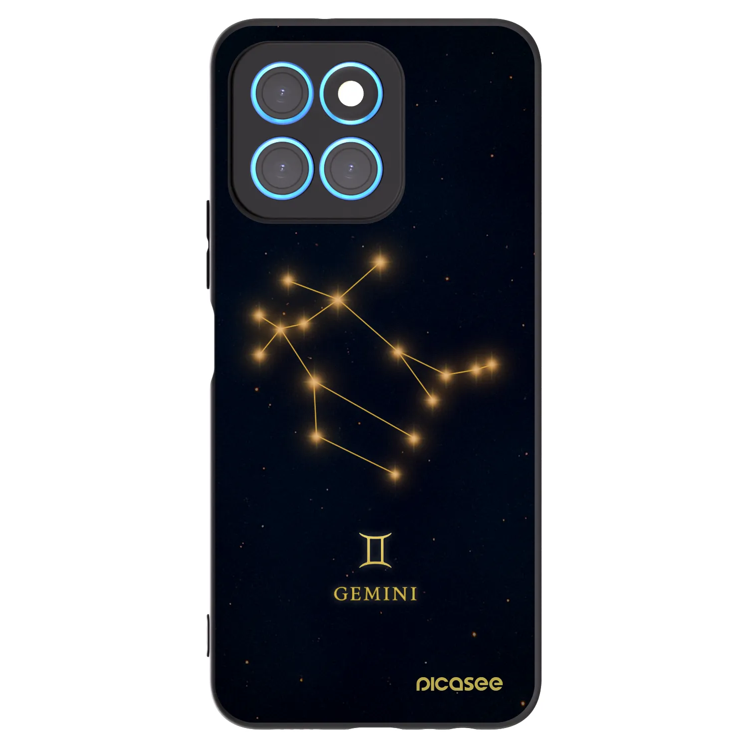 Picasee silikonski črni ovitek za Honor X6 - GEMINI