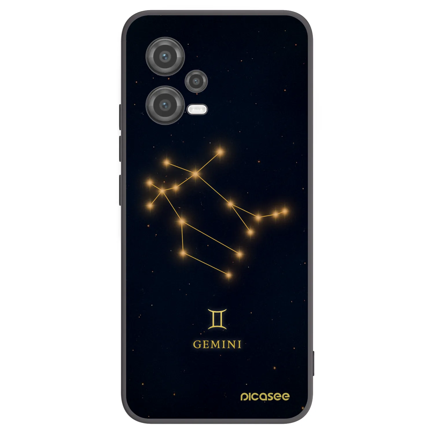 Picasee silikonski črni ovitek za Xiaomi Poco X5 - GEMINI