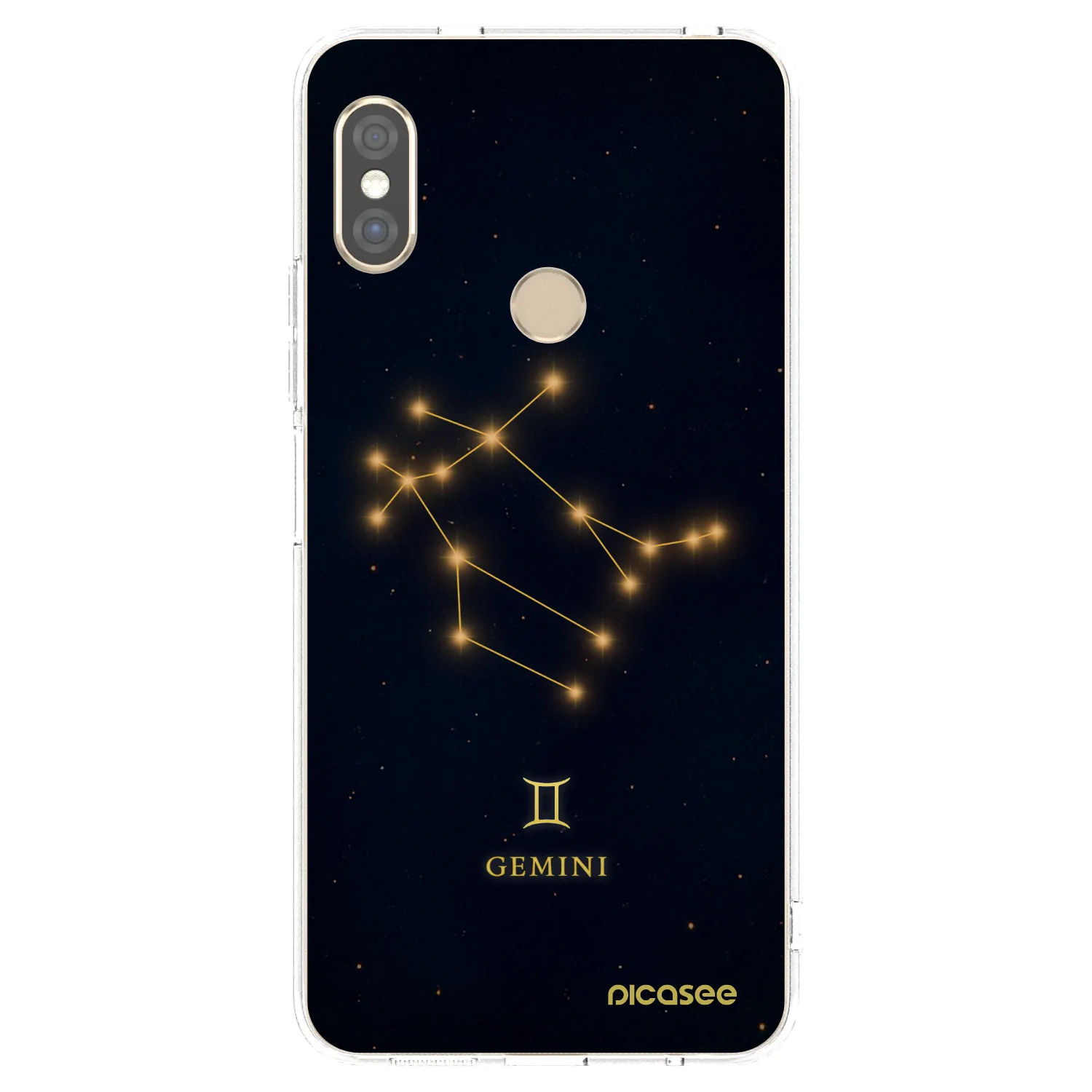 Picasee silikonski prozorni ovitek za Xiaomi Redmi Note 5 Global - GEMINI