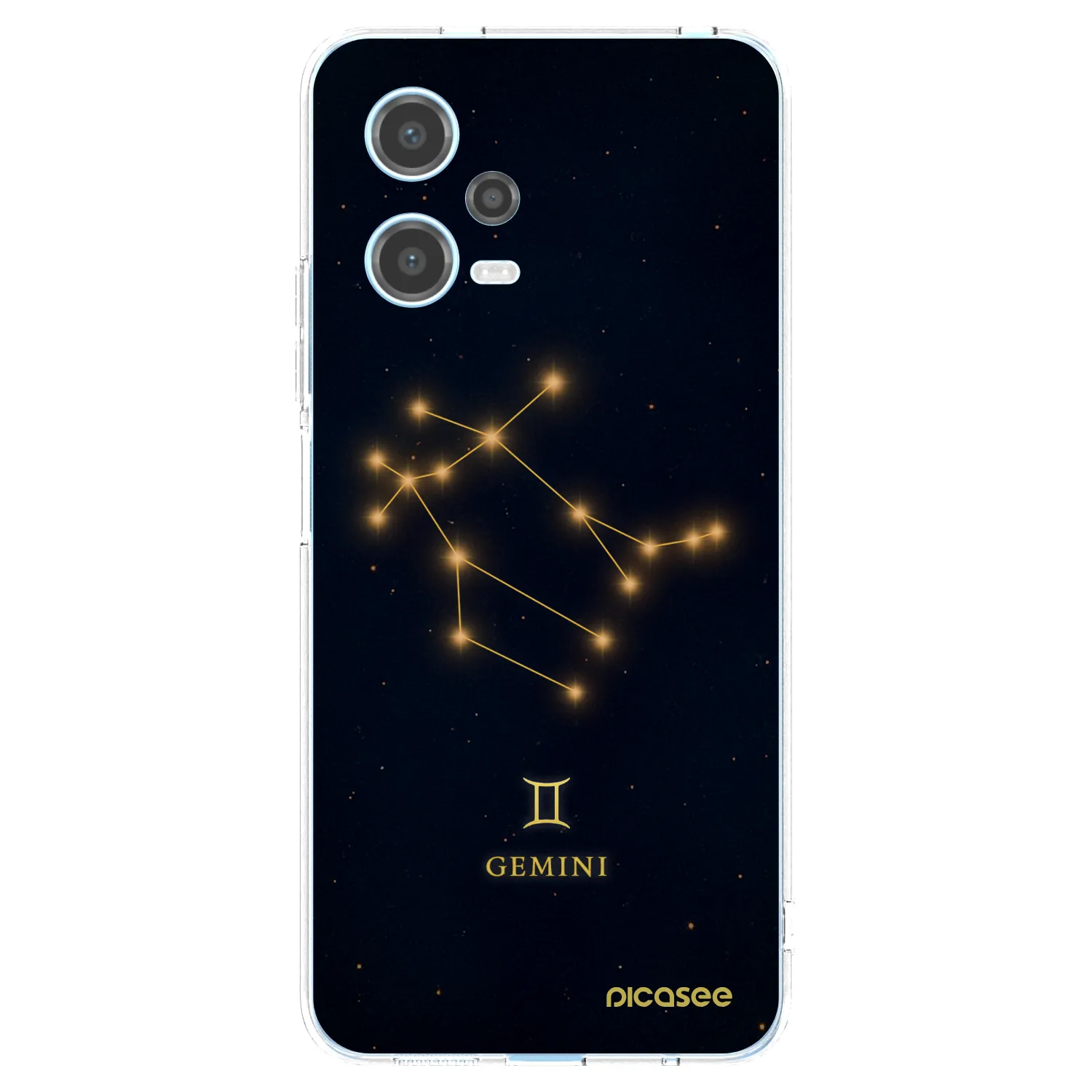 Picasee silikonski prozorni ovitek za Xiaomi Redmi Note 12 5G - GEMINI