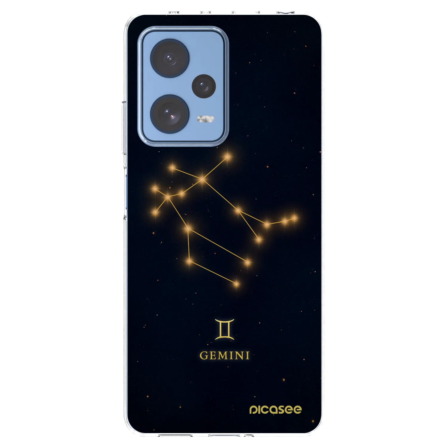 Picasee silikonski prozorni ovitek za Xiaomi Redmi Note 12 Pro 5G - GEMINI