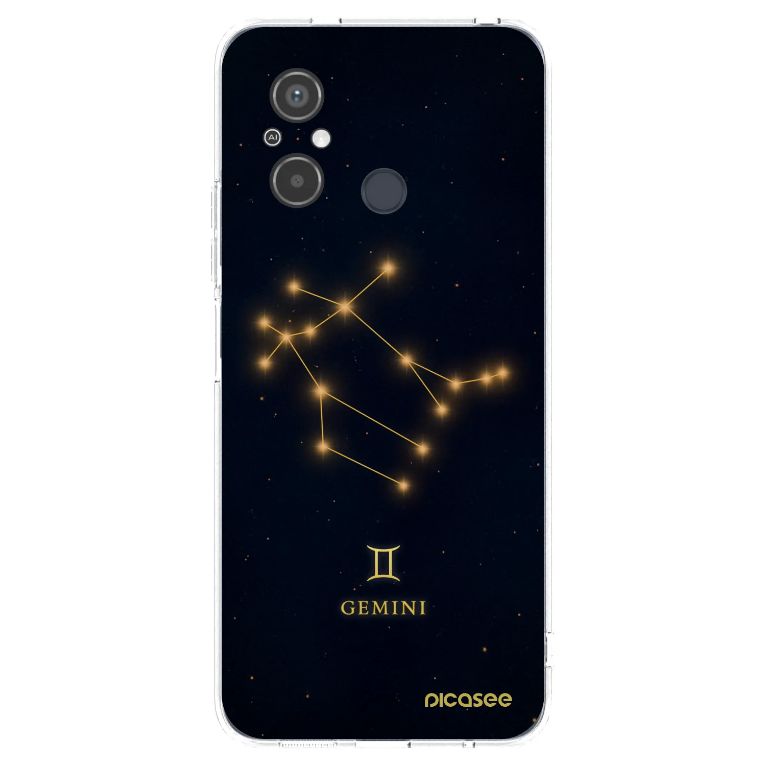 Picasee silikonski prozorni ovitek za Xiaomi Redmi 12C - GEMINI