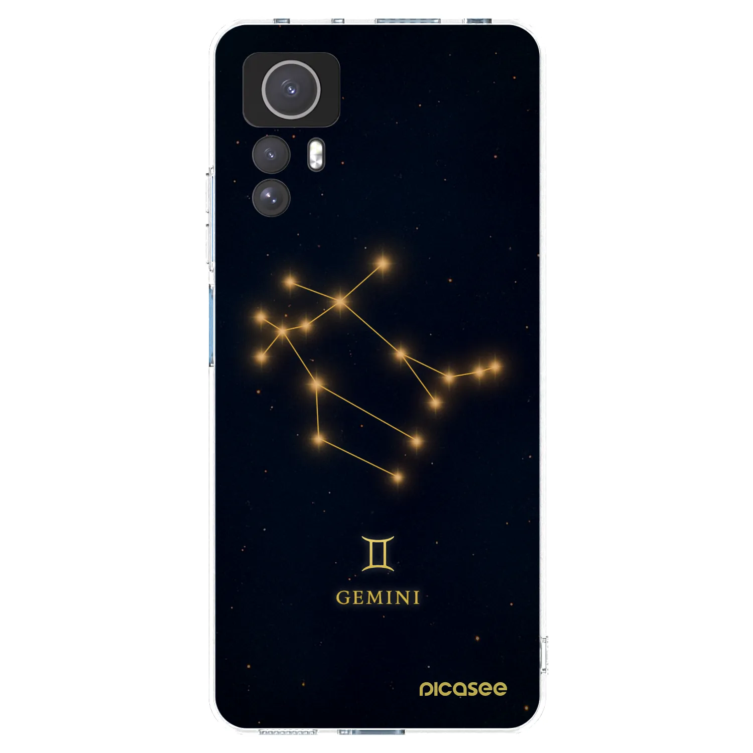 Picasee silikonski prozorni ovitek za Xiaomi Redmi Note 12S - GEMINI