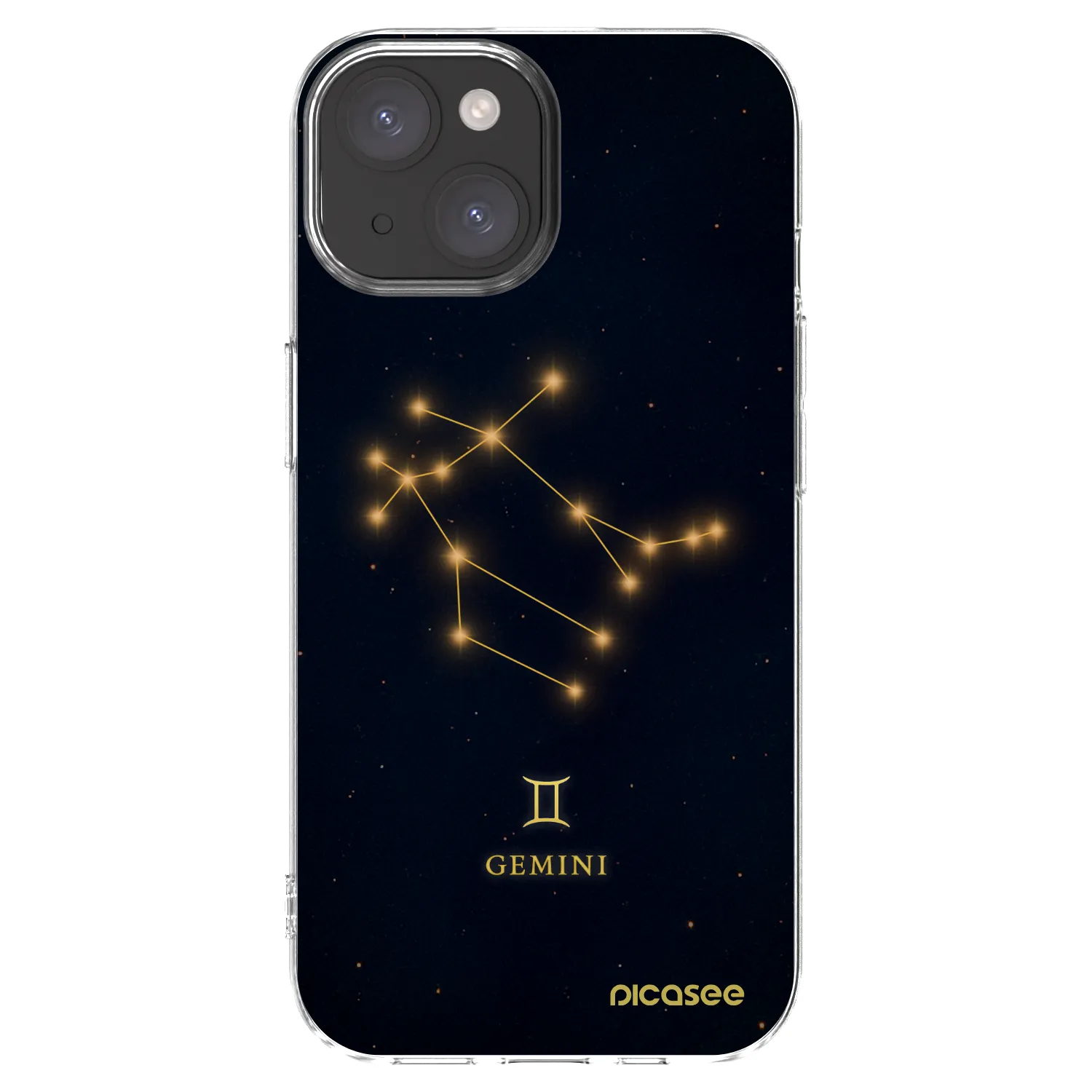 Picasee silikonski prozorni ovitek za Apple iPhone 15 - GEMINI
