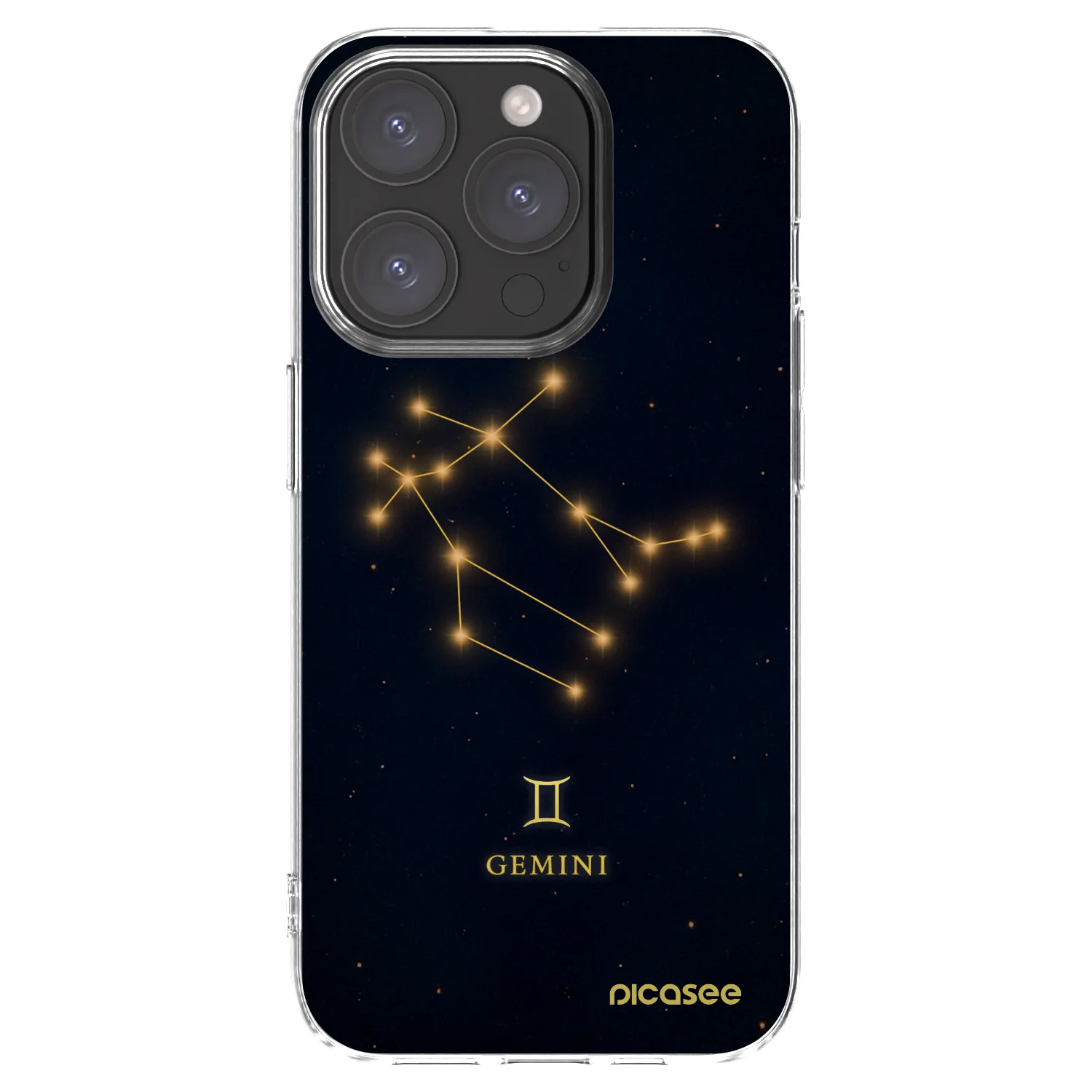 Picasee silikonski prozorni ovitek za Apple iPhone 15 Pro - GEMINI