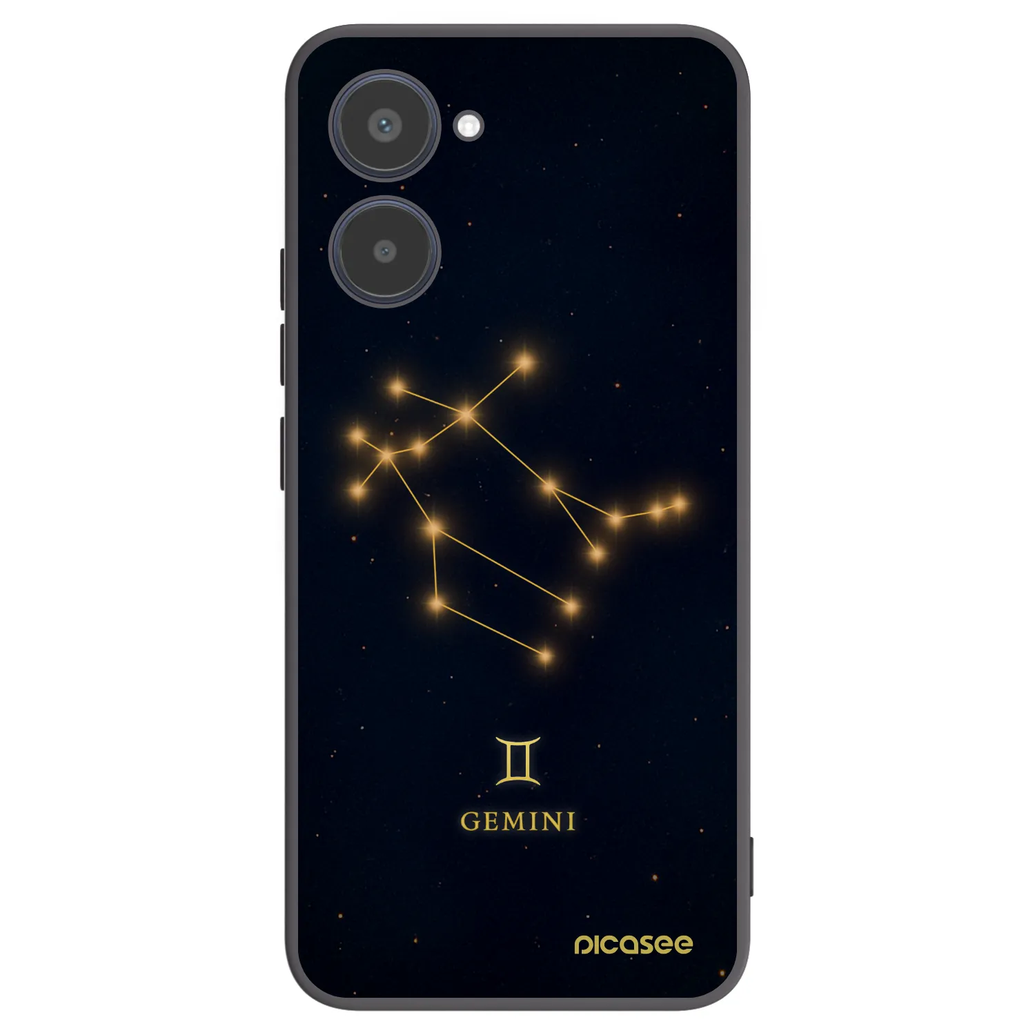 Picasee silikonski črni ovitek za Realme 10 4G - GEMINI