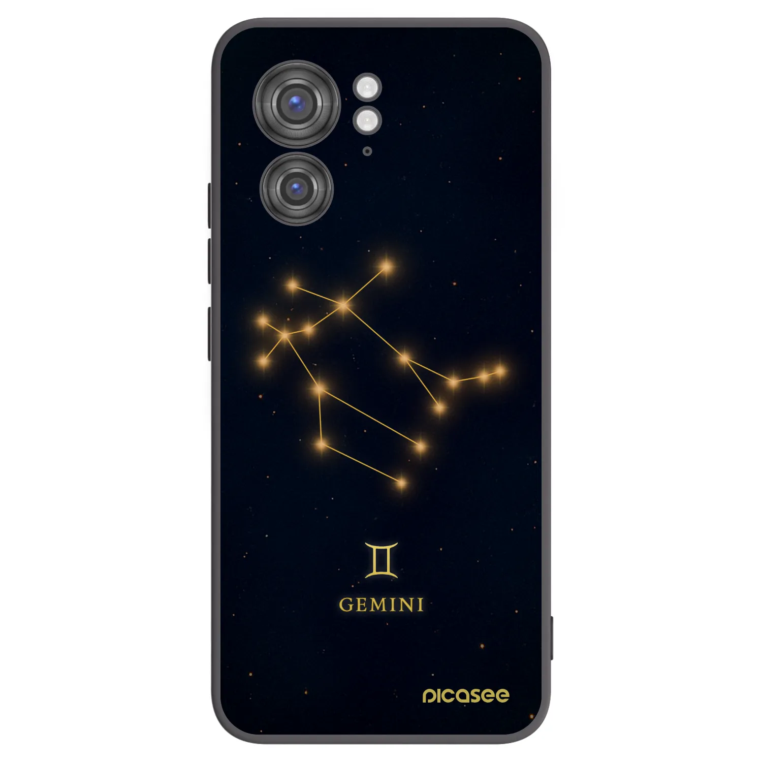Picasee silikonski črni ovitek za Motorola Edge 40 - GEMINI