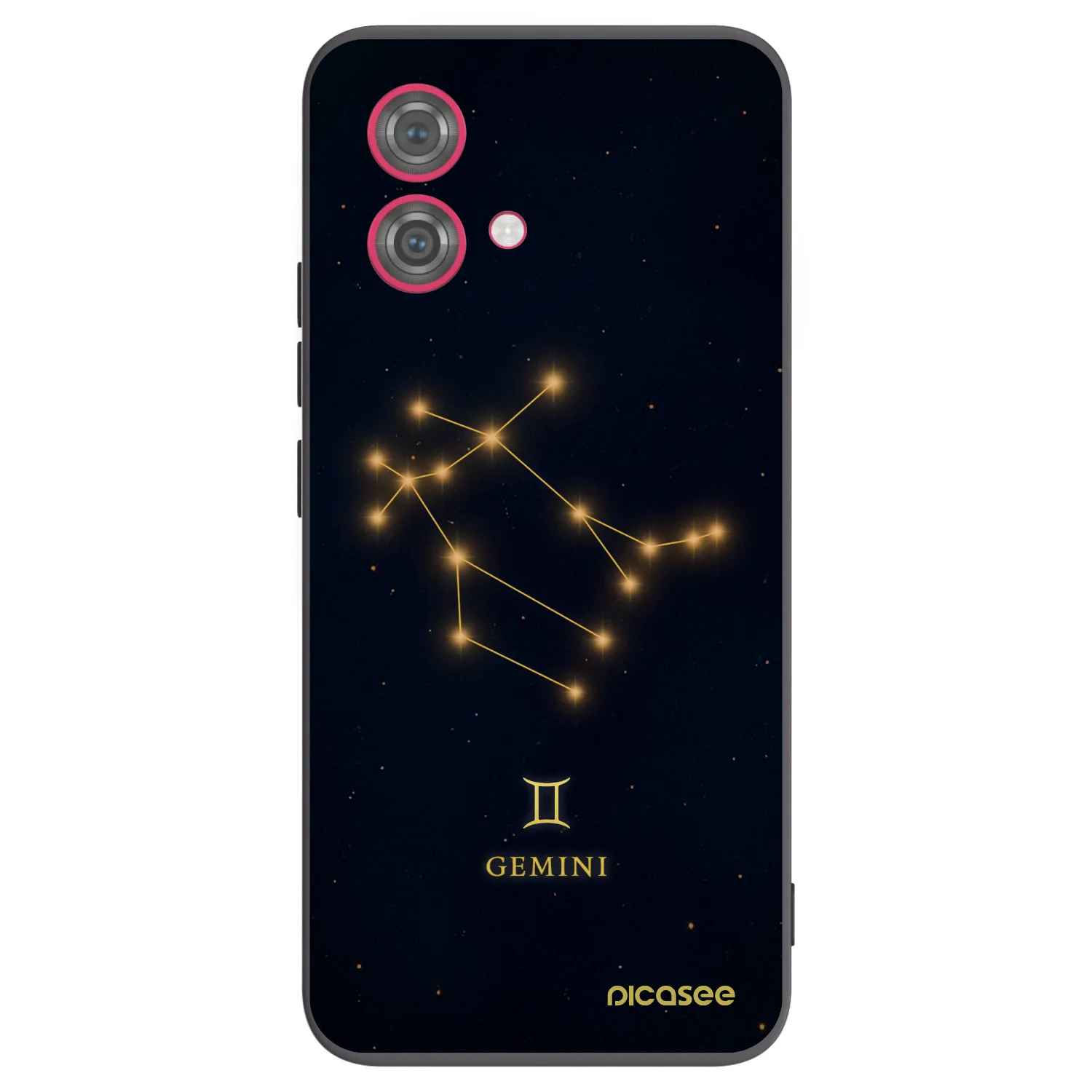 Picasee silikonski črni ovitek za Motorola Moto G84 5G - GEMINI