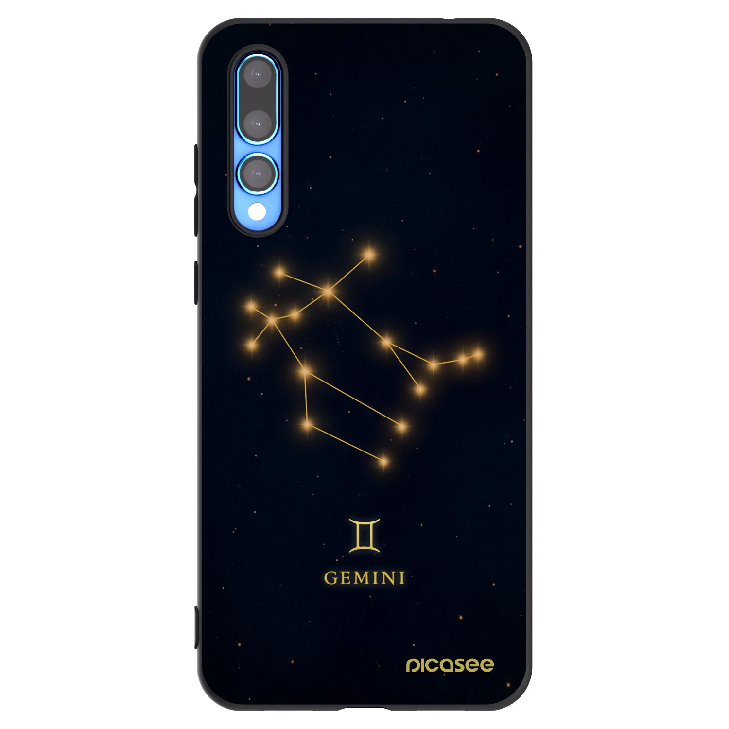 Picasee silikonski črni ovitek za Huawei P20 Pro - GEMINI
