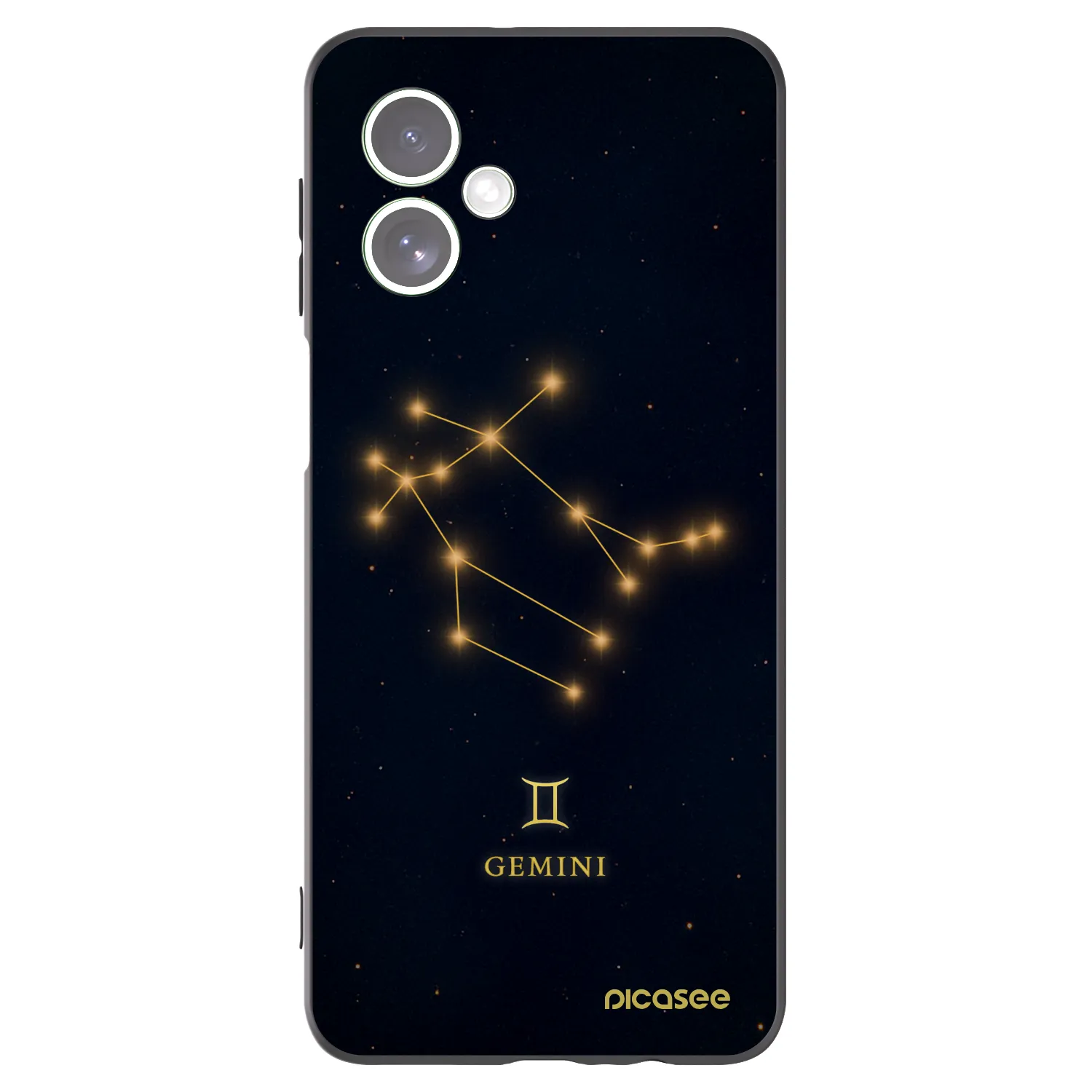 Picasee silikonski črni ovitek za Motorola Moto G54 5G - GEMINI