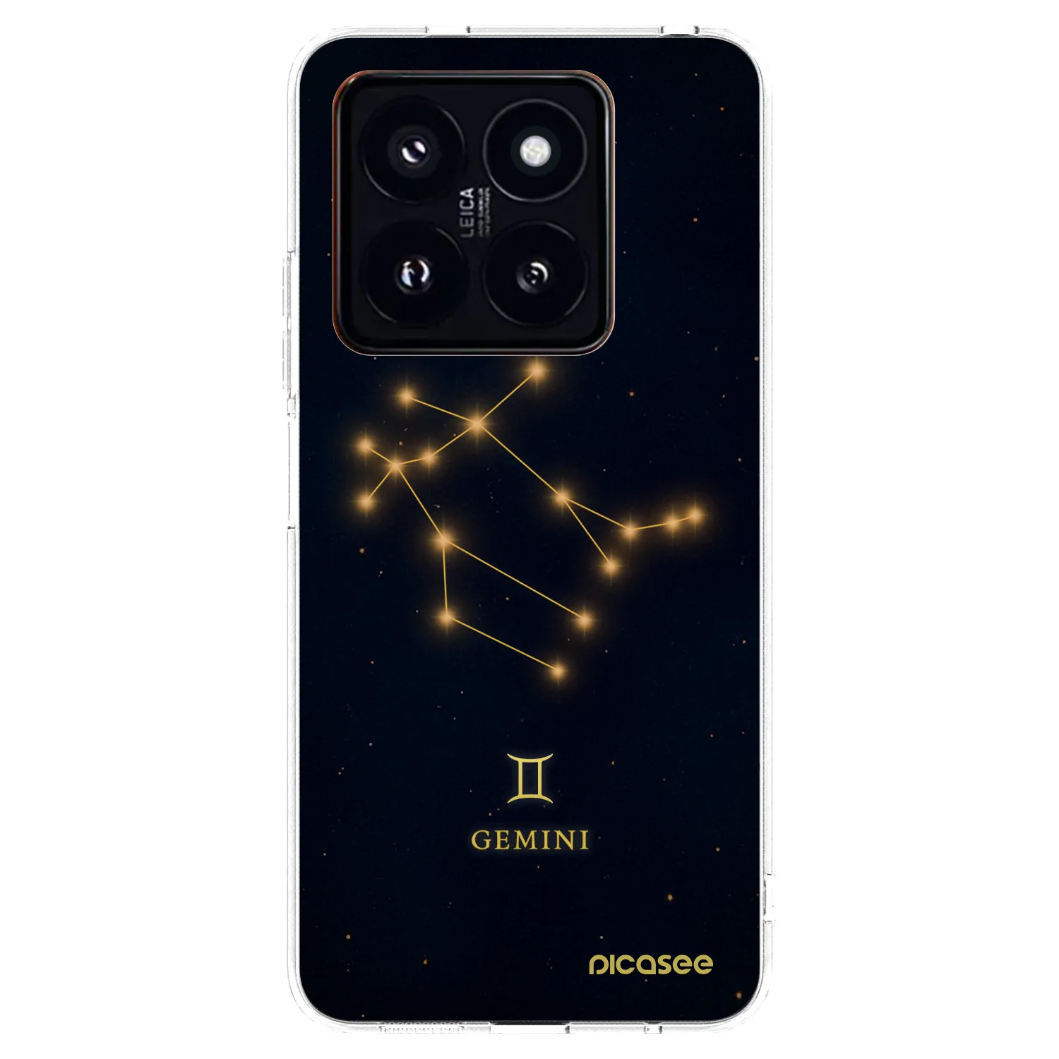 Picasee silikonski prozorni ovitek za Xiaomi 14 Pro - GEMINI