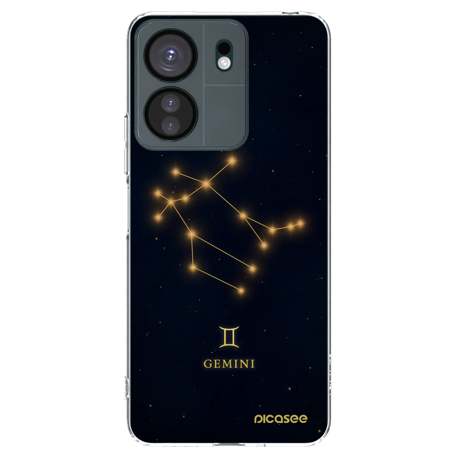 Picasee silikonski prozorni ovitek za Xiaomi Redmi 13C 4G - GEMINI