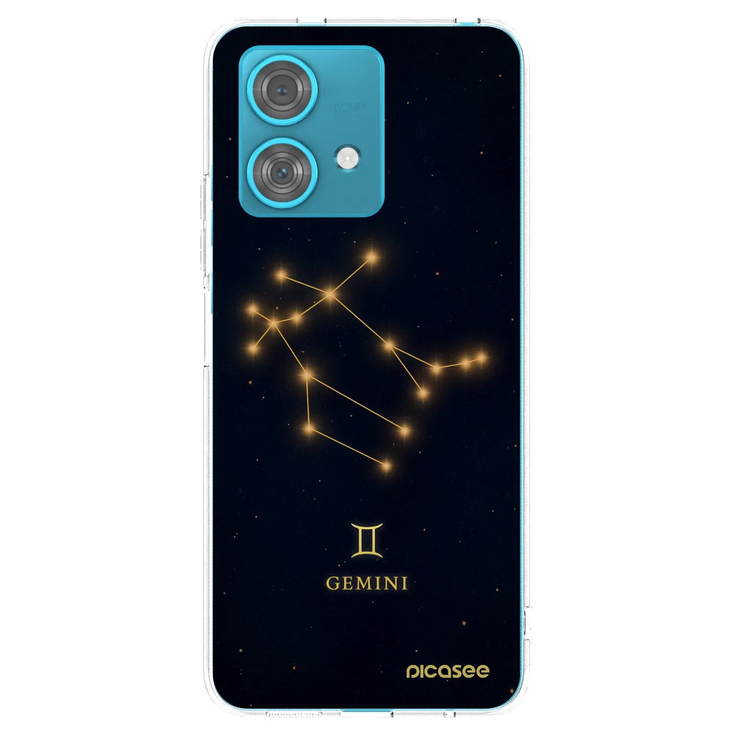 Picasee silikonski prozorni ovitek za Motorola Edge 40 Neo - GEMINI
