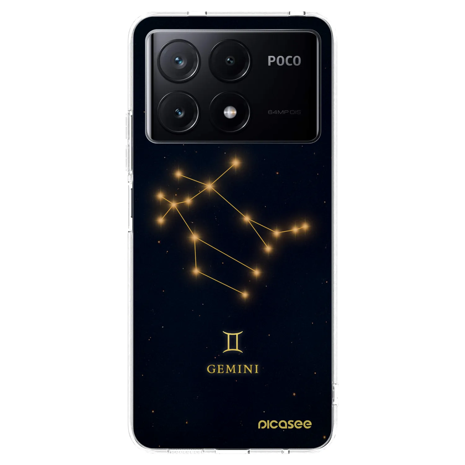 Picasee silikonski prozorni ovitek za Xiaomi Poco X6 Pro - GEMINI