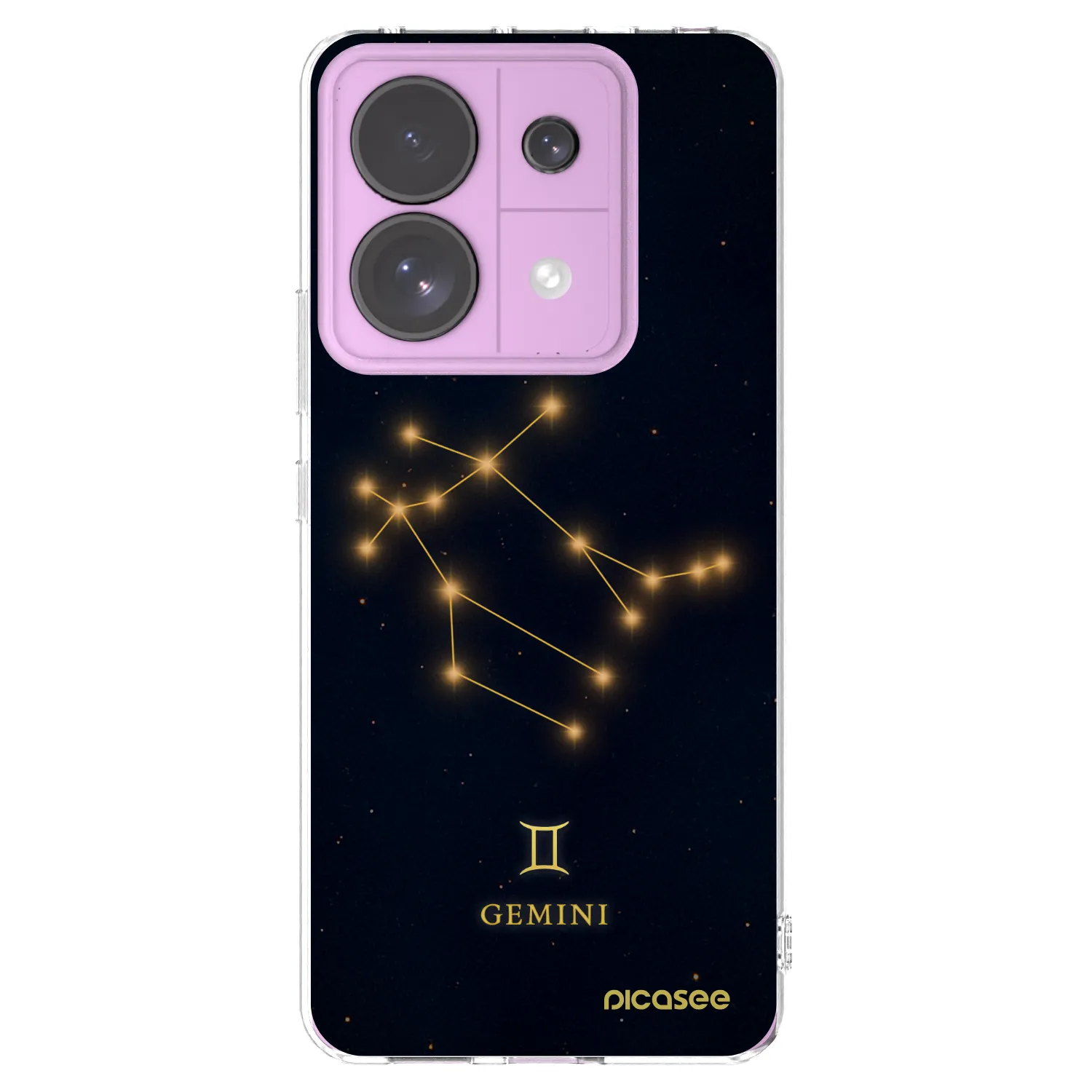 Picasee silikonski prozorni ovitek za Xiaomi Redmi Note 13 Pro 5G - GEMINI