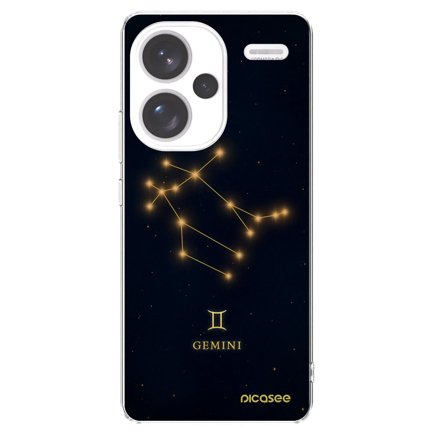 Picasee silikonski prozorni ovitek za Xiaomi Redmi Note 13 Pro+ 5G - GEMINI