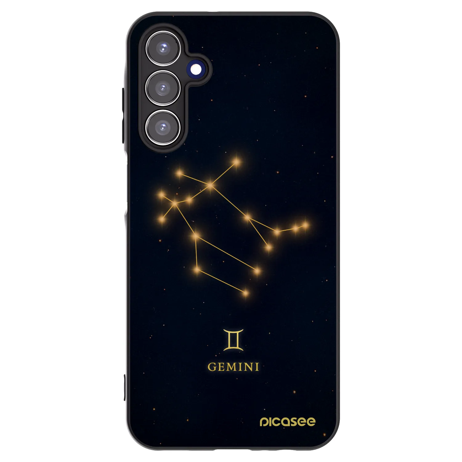 Picasee silikonski črni ovitek za Samsung Galaxy A15 A155F 4G - GEMINI
