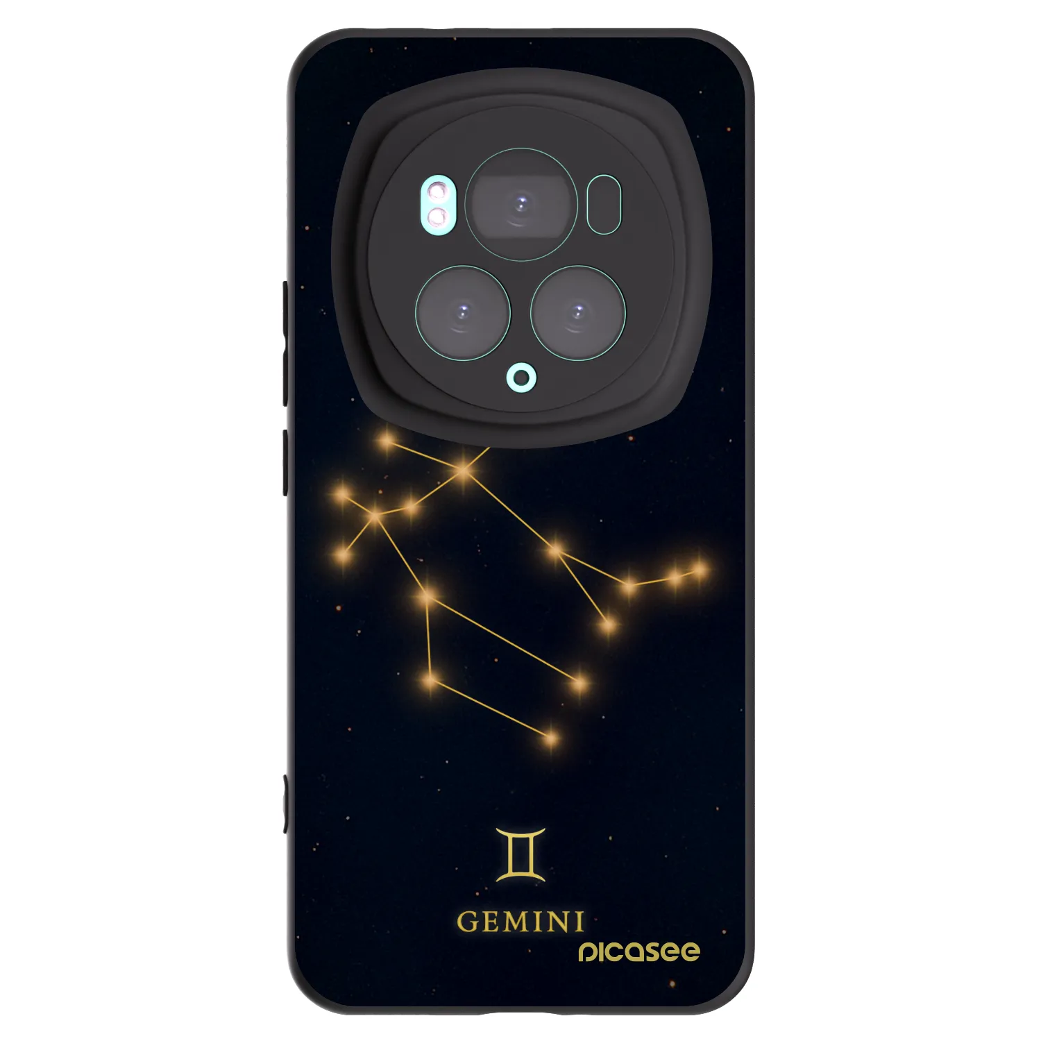 Picasee silikonski črni ovitek za Honor Magic6 Pro - GEMINI