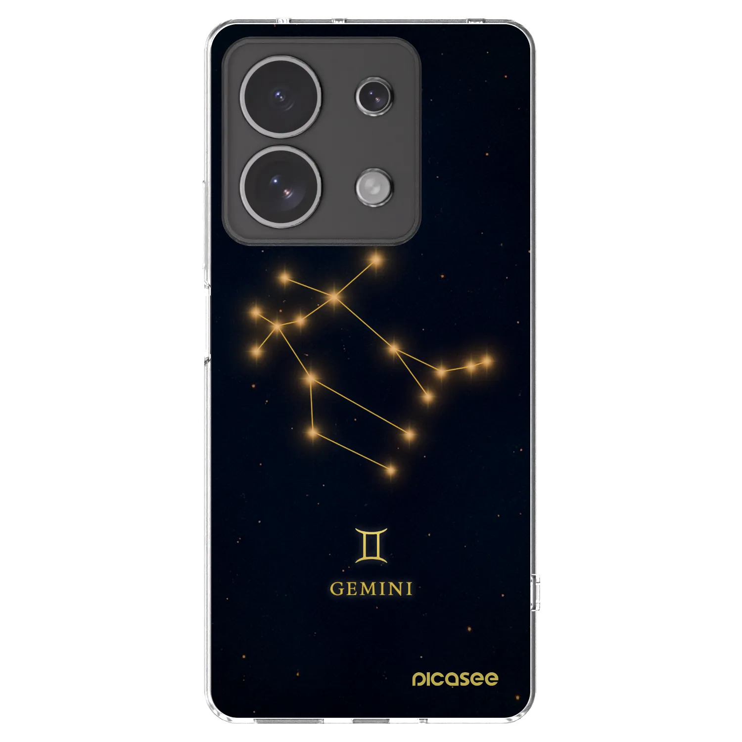 Picasee silikonski prozorni ovitek za Xiaomi Redmi Note 13 4G - GEMINI