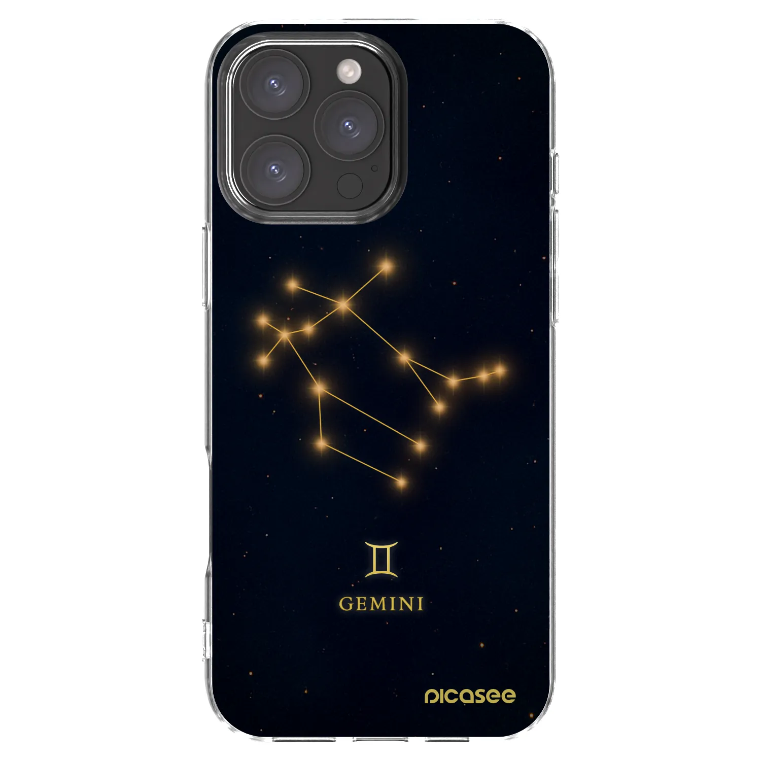 Picasee silikonski prozorni ovitek za Apple iPhone 16 Pro Max - GEMINI