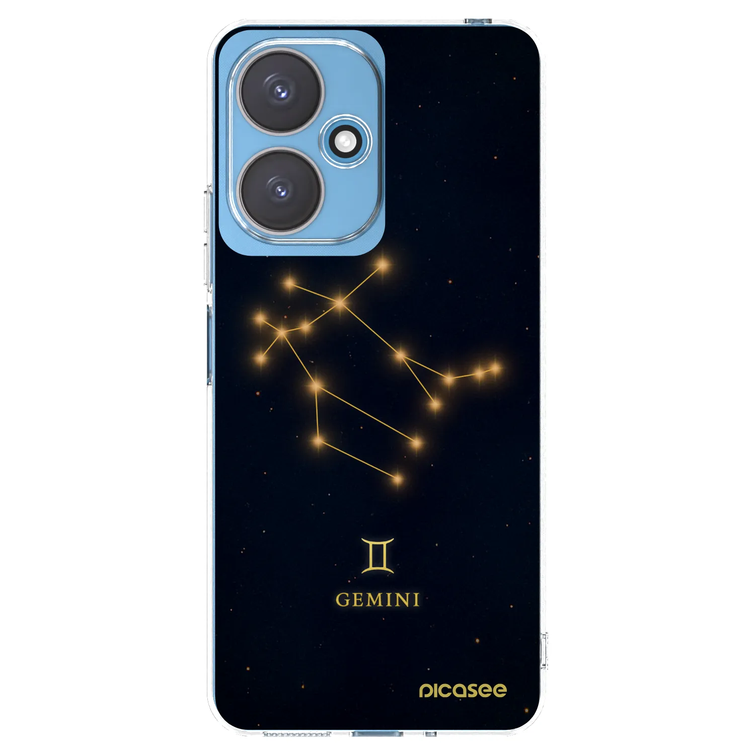 Picasee silikonski prozorni ovitek za Xiaomi Redmi 13C 5G - GEMINI