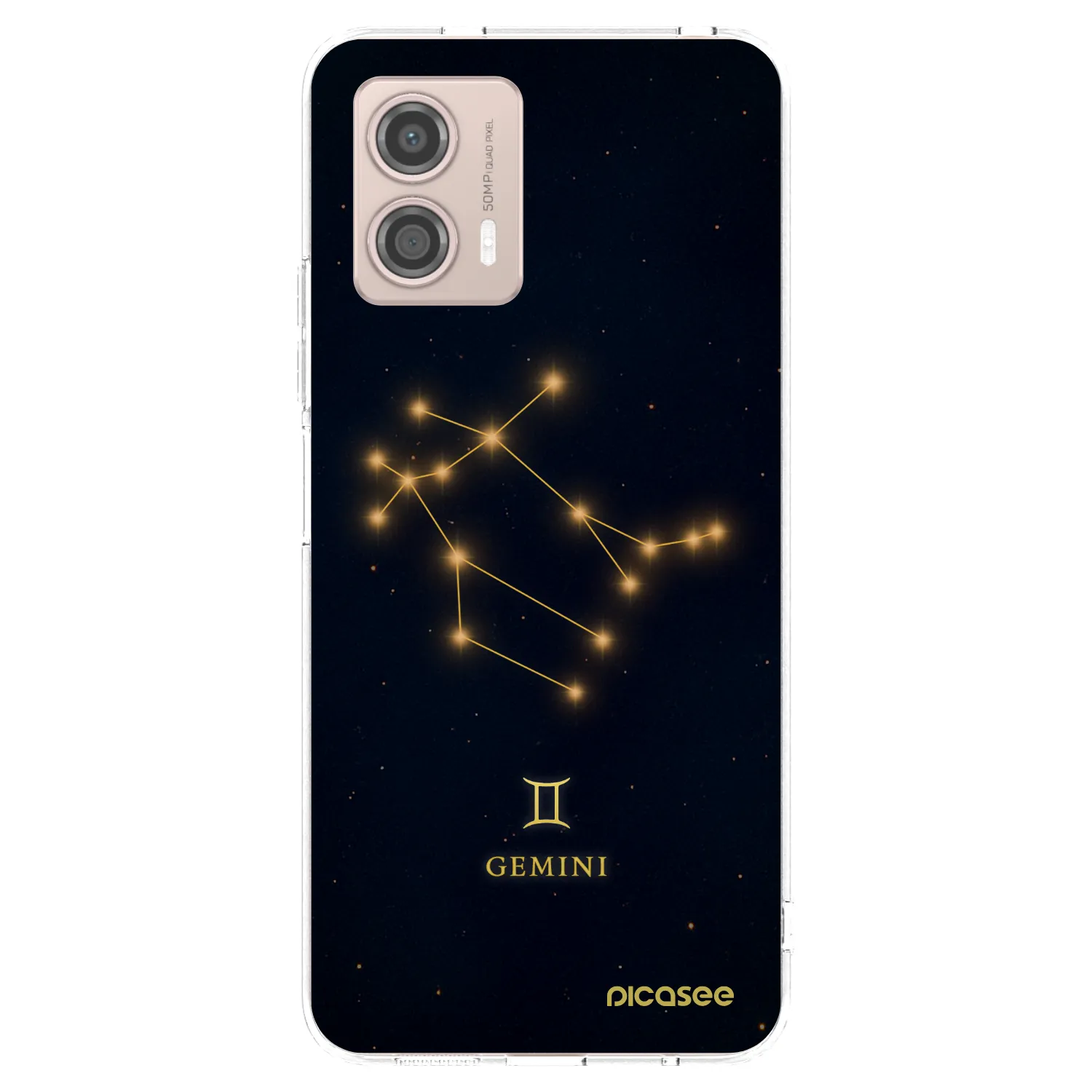 Picasee silikonski prozorni ovitek za Motorola Moto G53 5G - GEMINI