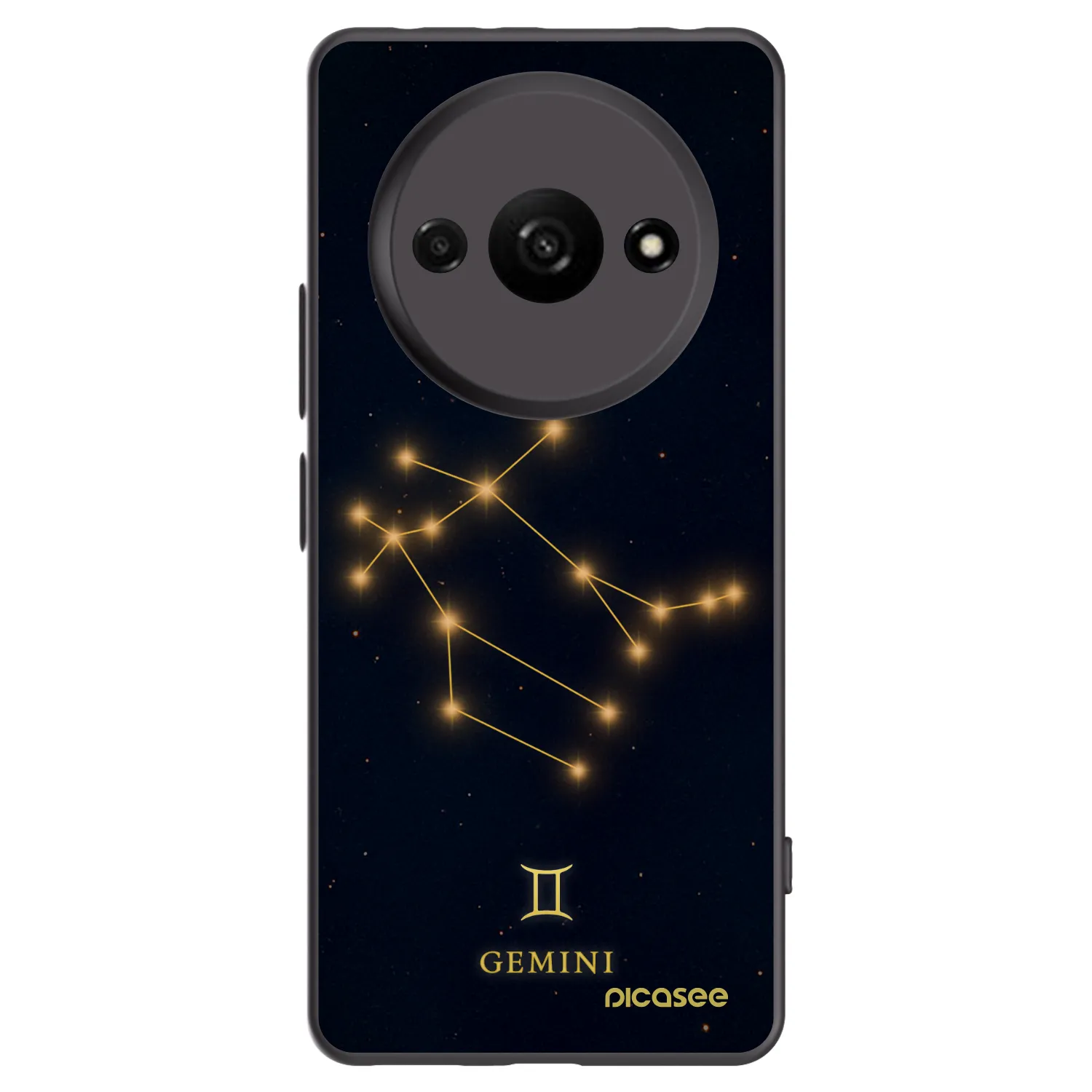 Picasee silikonski črni ovitek za Xiaomi Redmi A3 - GEMINI