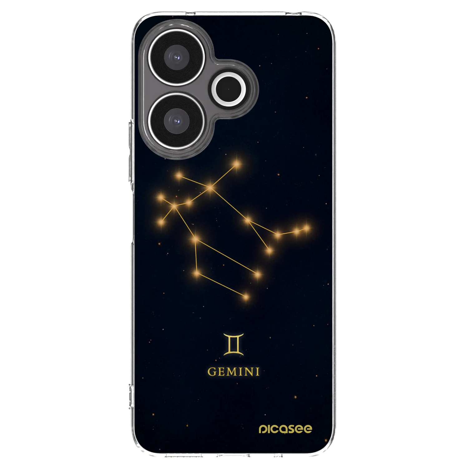 Picasee silikonski prozorni ovitek za Xiaomi Redmi 13 4G - GEMINI