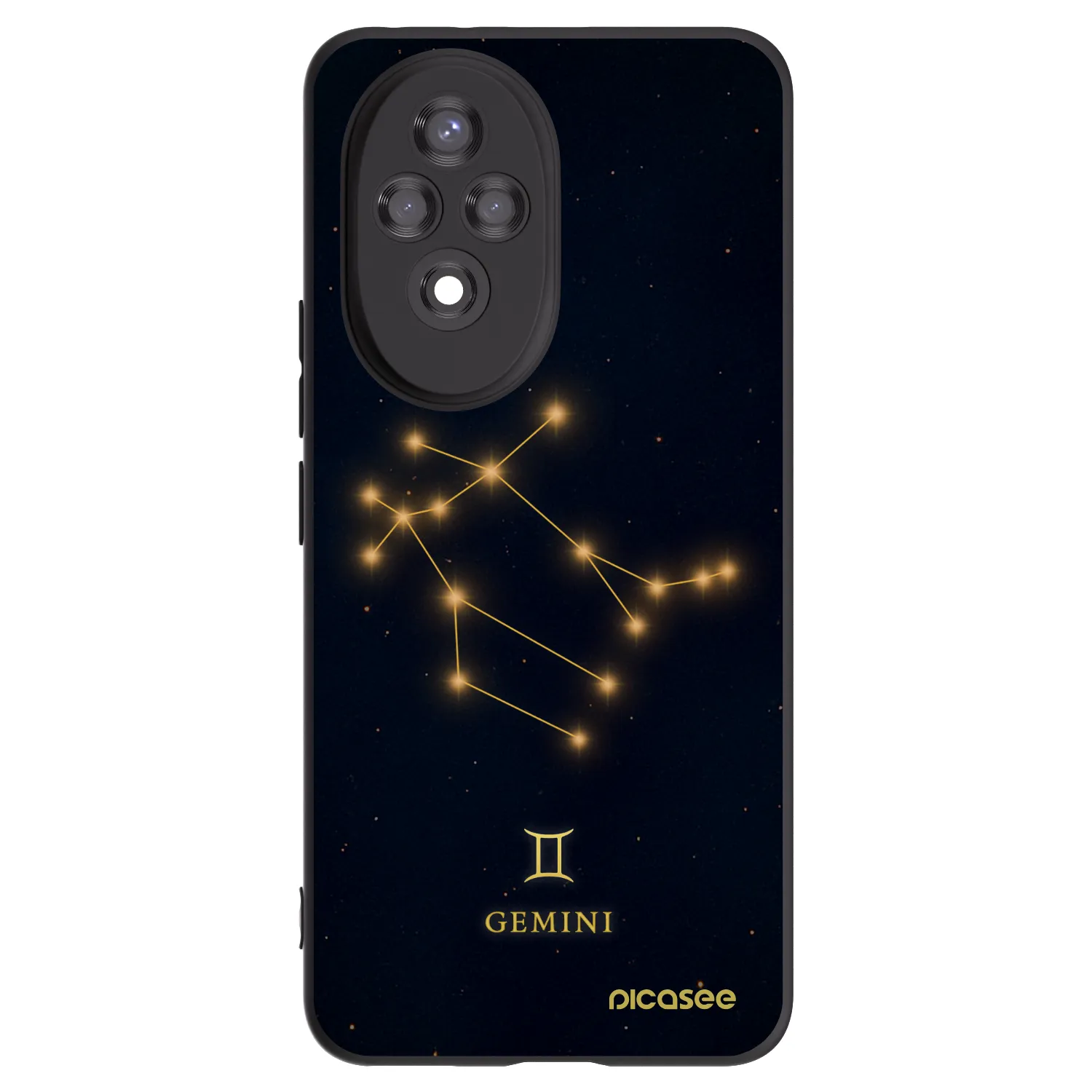 Picasee silikonski črni ovitek za Honor 200 5G - GEMINI