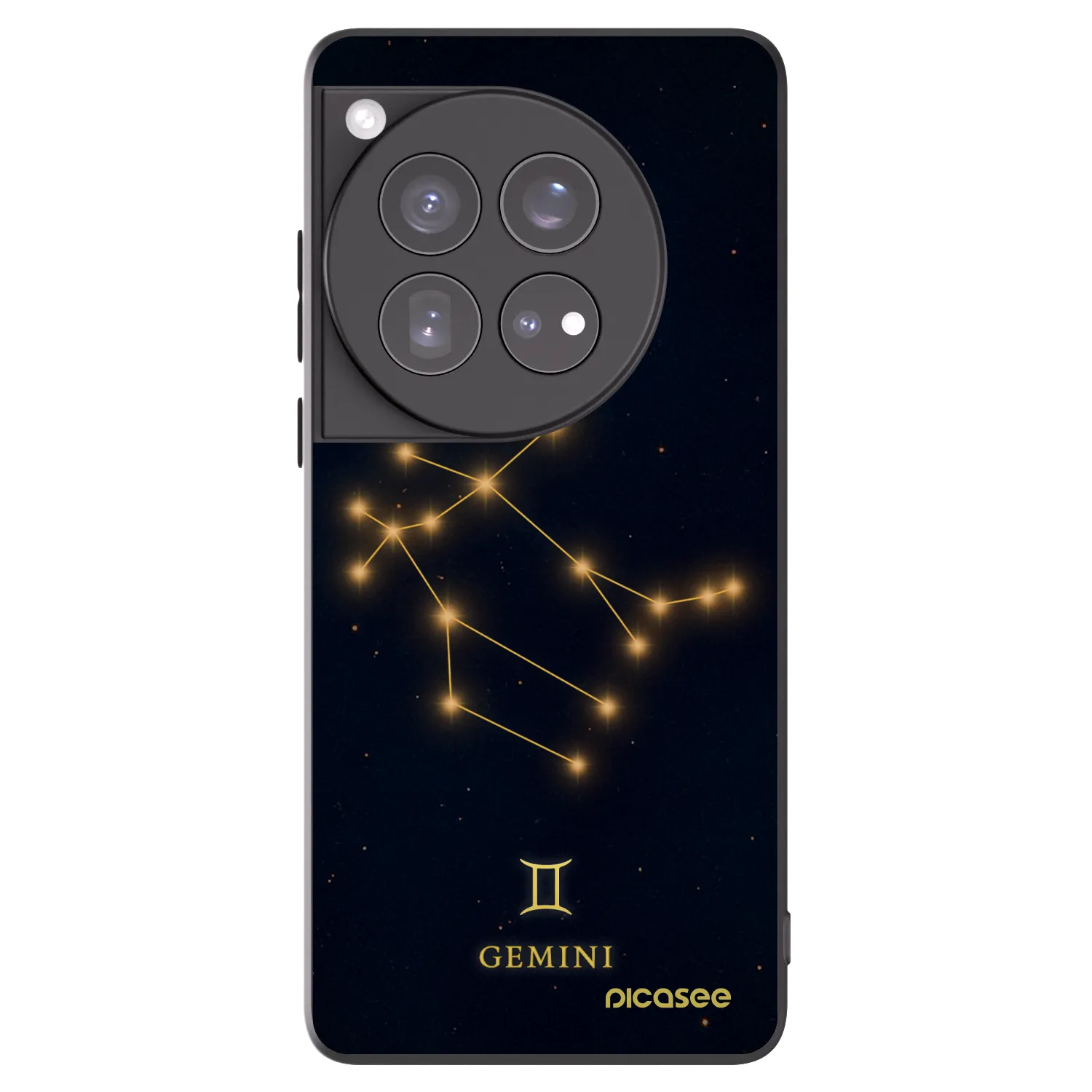 Picasee silikonski črni ovitek za OnePlus 12 5G - GEMINI