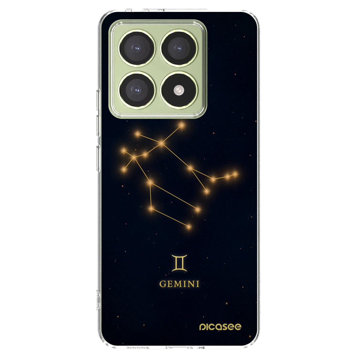 Picasee silikonski prozorni ovitek za Xiaomi 14T - GEMINI