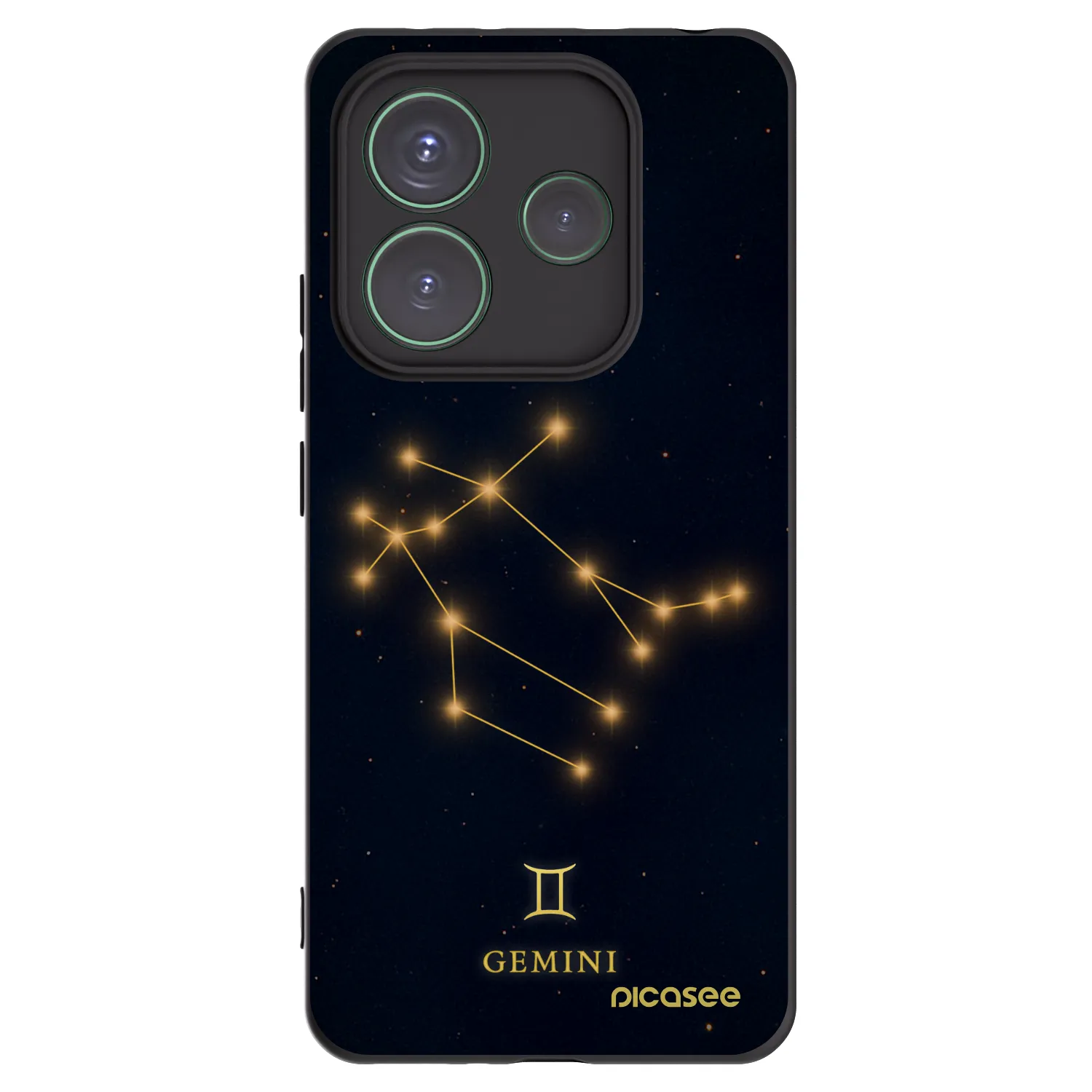 Picasee silikonski črni ovitek za Xiaomi Redmi Note 14 5G - GEMINI