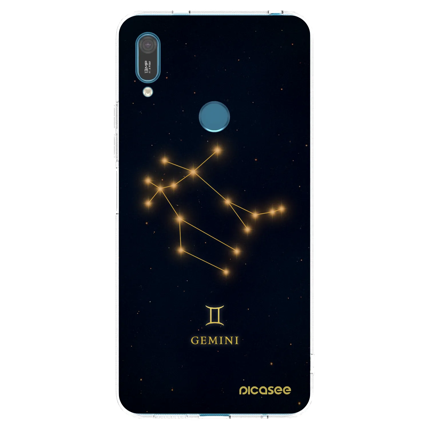 Picasee silikonski prozorni ovitek za Huawei Y7 2019 - GEMINI