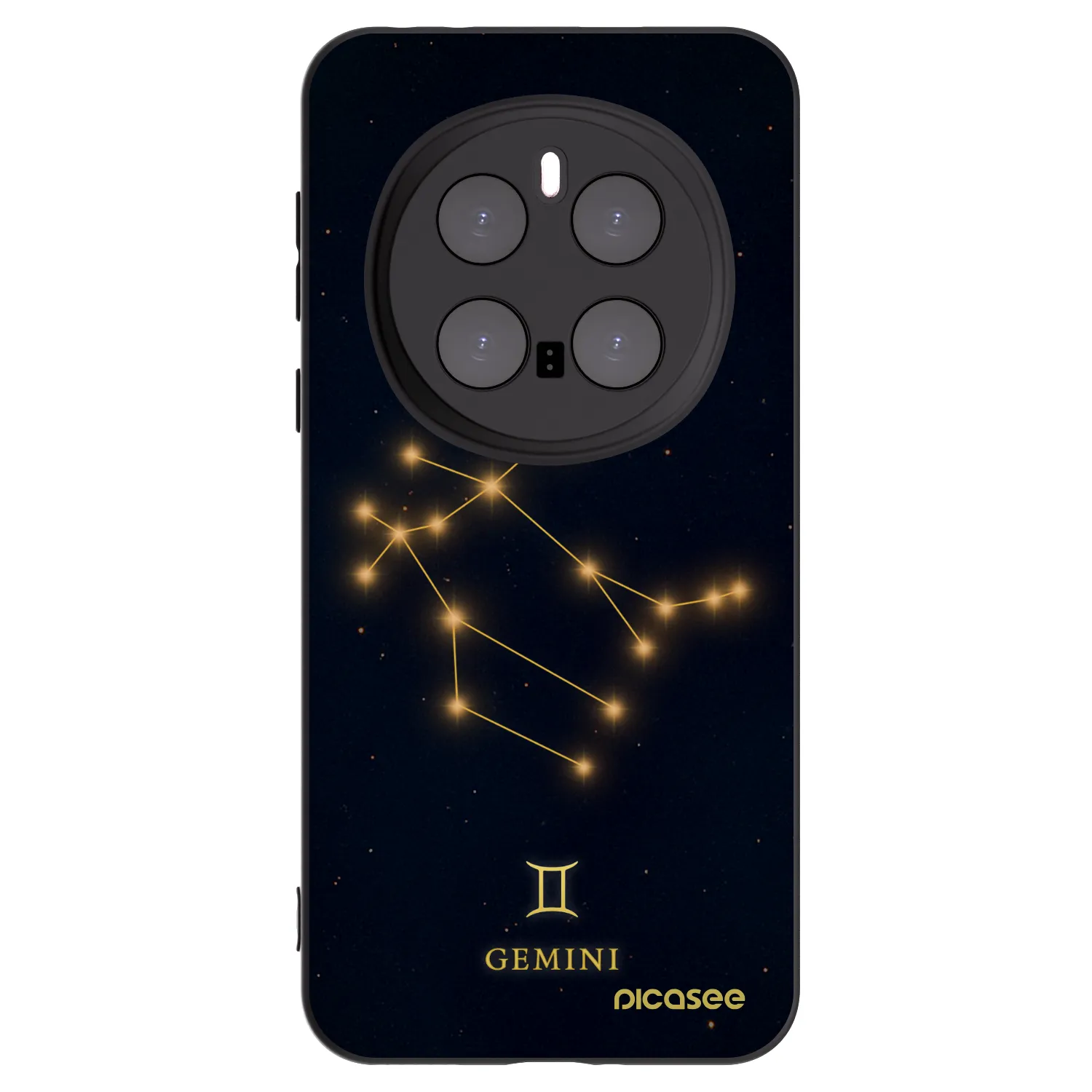 Picasee silikonski črni ovitek za Honor Magic7 Pro 5G - GEMINI