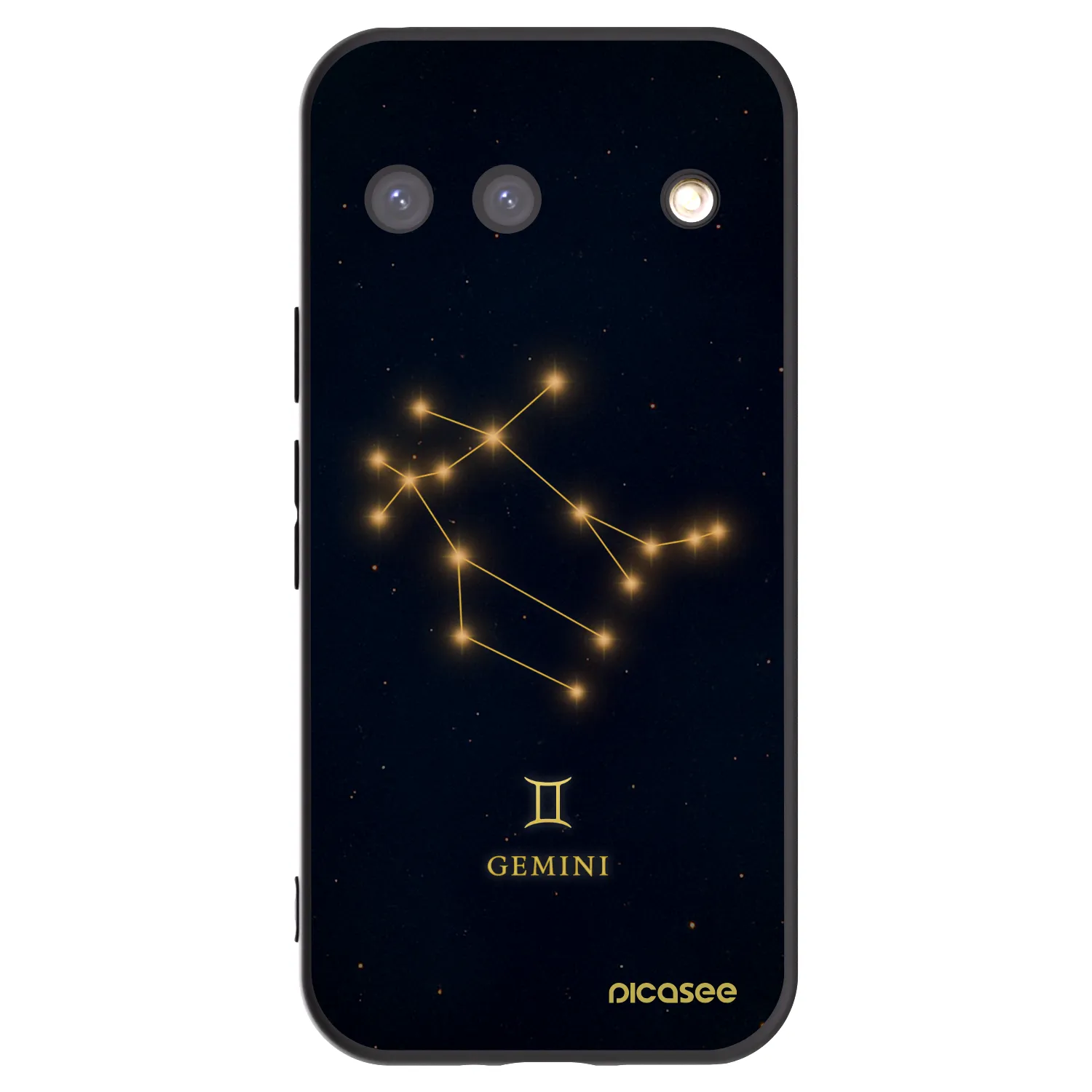 Picasee silikonski črni ovitek za Google Pixel 9 - GEMINI