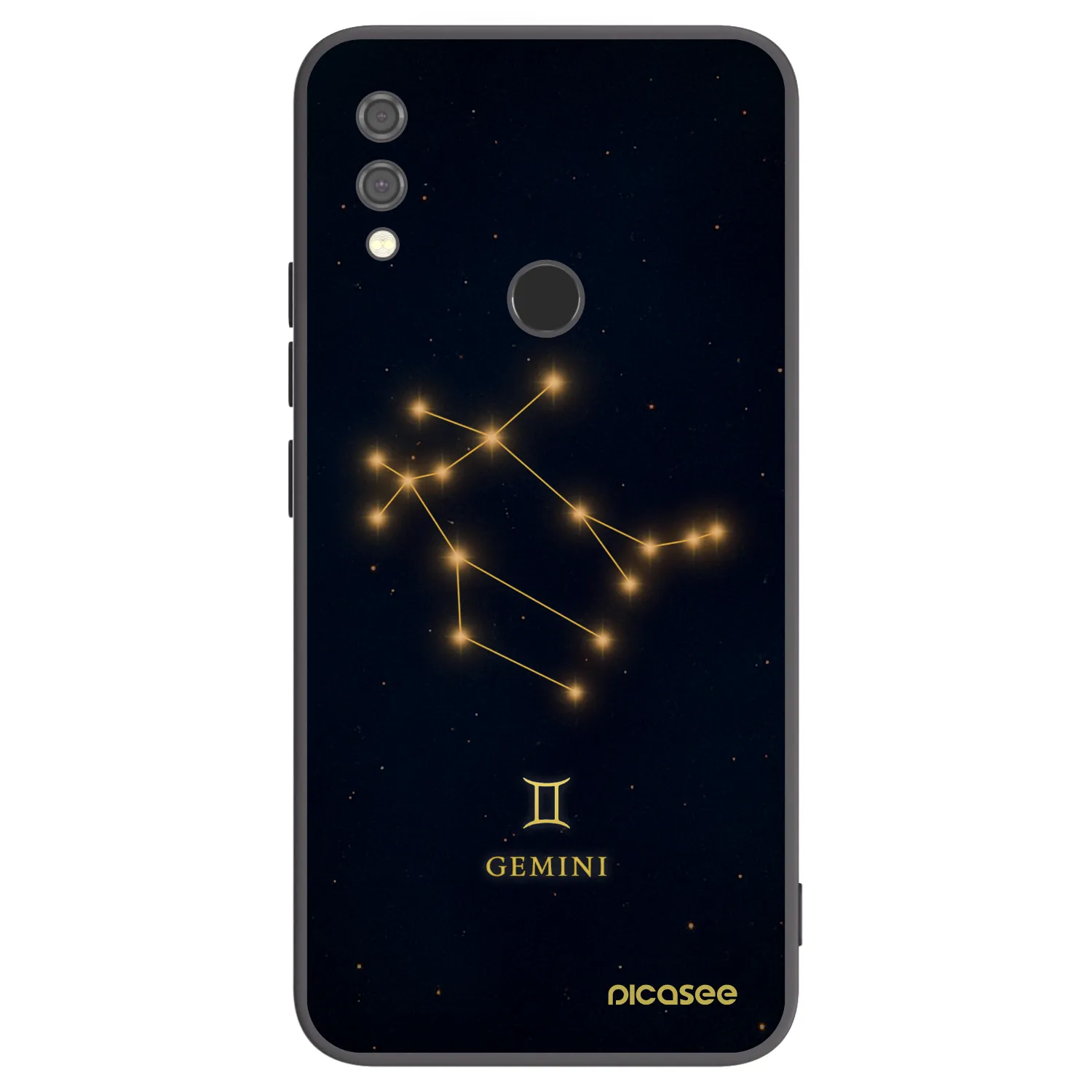Picasee silikonski črni ovitek za Xiaomi Redmi Note 7 - GEMINI