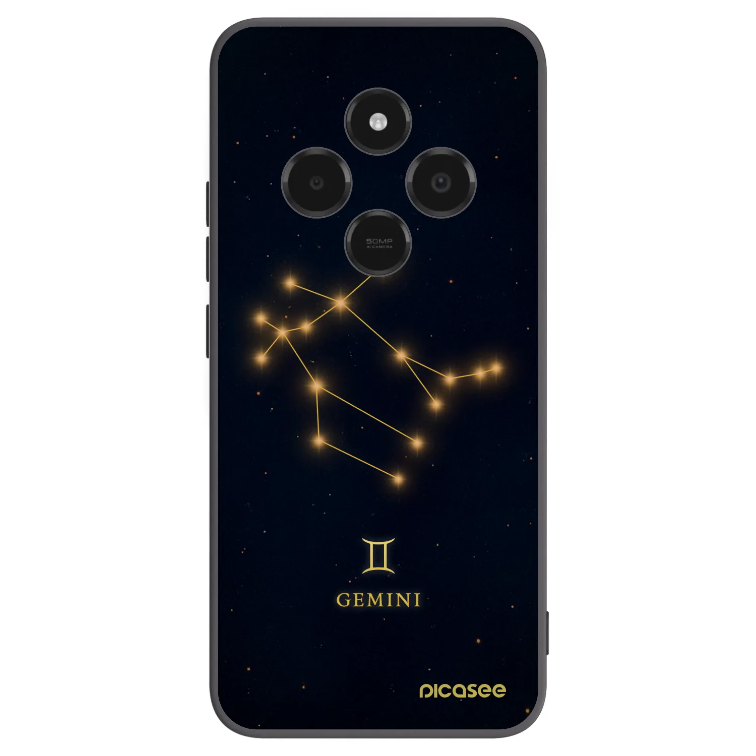 Picasee silikonski črni ovitek za Xiaomi Poco C75 - GEMINI