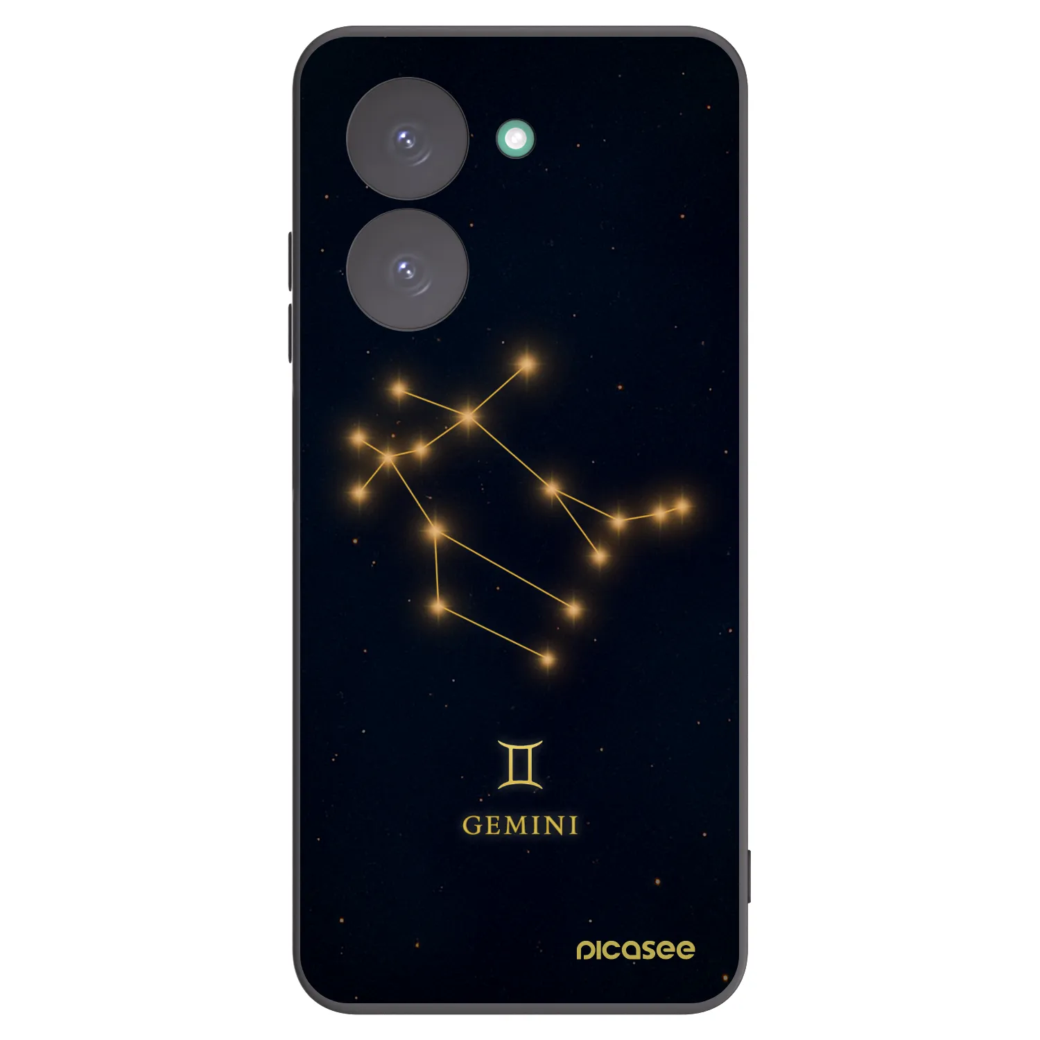 Picasee silikonski črni ovitek za Xiaomi Redmi A5 - GEMINI