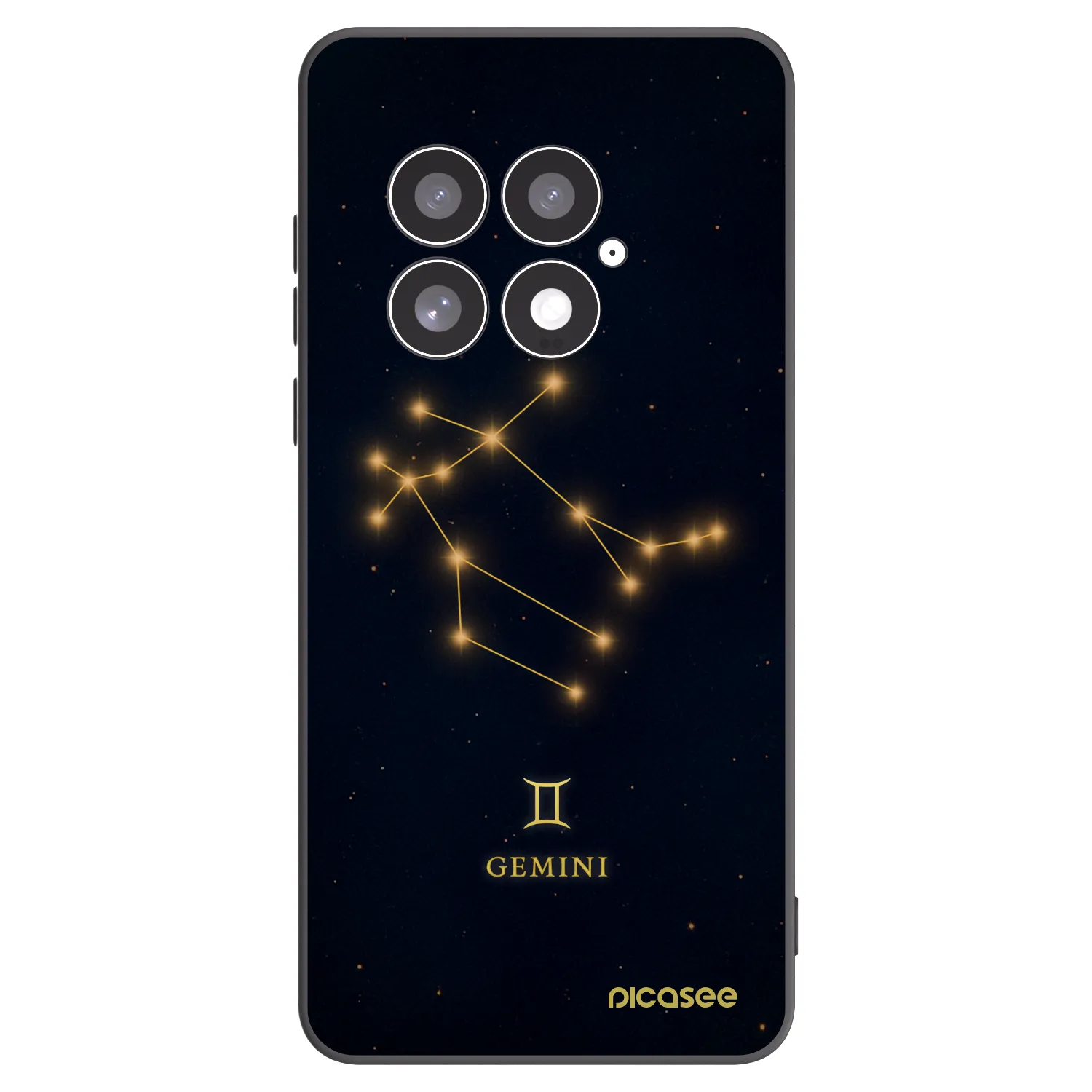 Picasee silikonski črni ovitek za OnePlus 13 5G - GEMINI