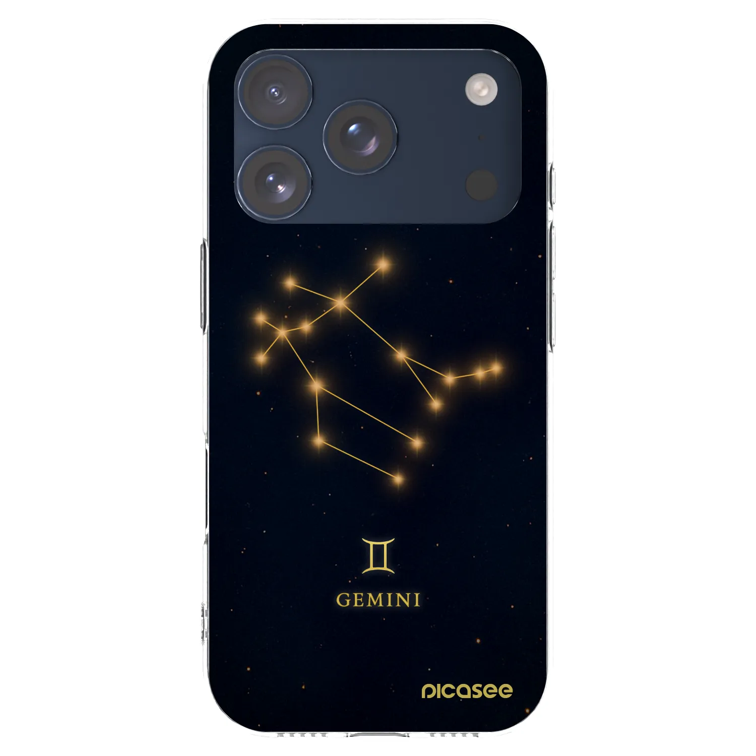 Picasee silikonski prozorni ovitek za Apple iPhone 17 Pro - GEMINI