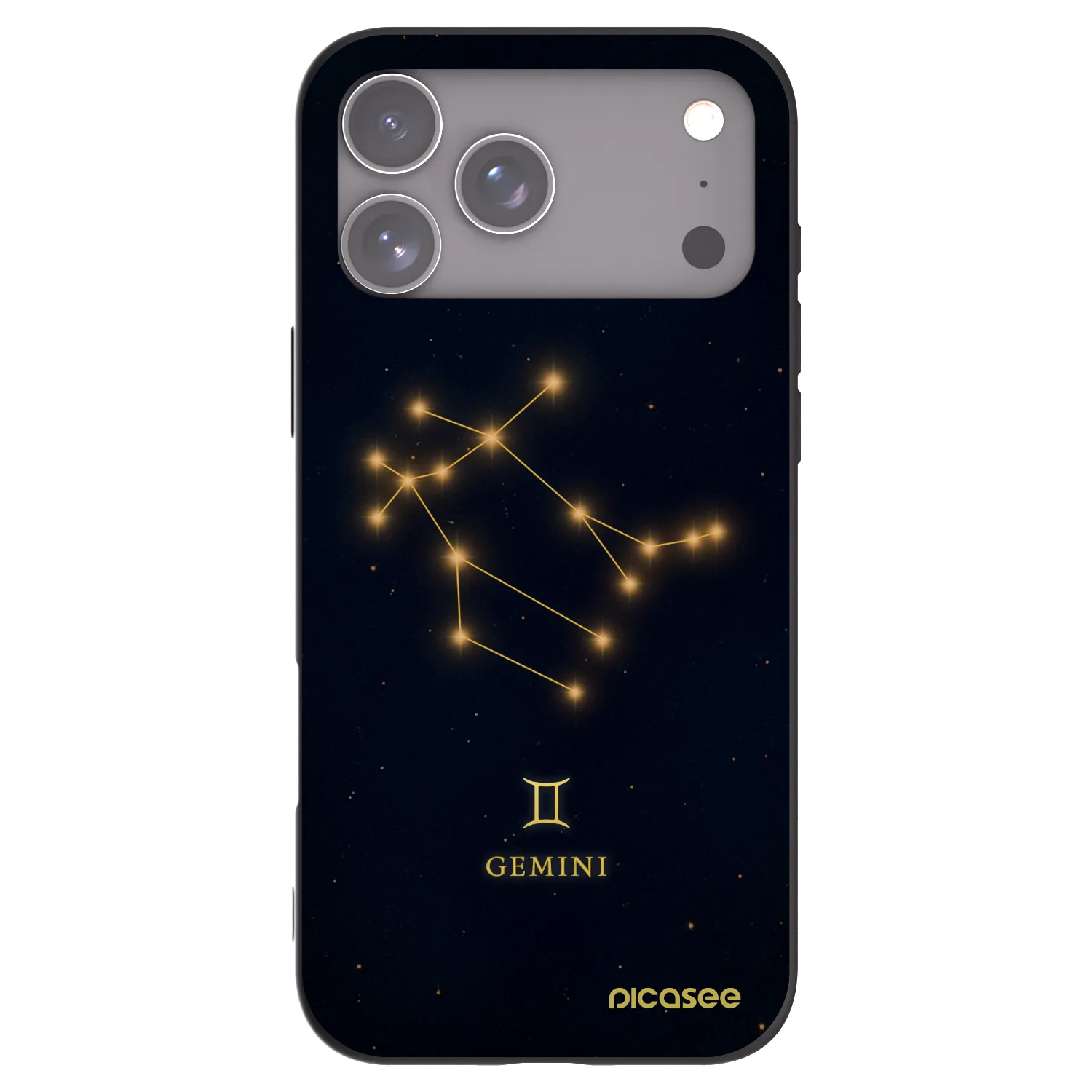 Picasee silikonski črni ovitek za Apple iPhone 17 Pro Max - GEMINI