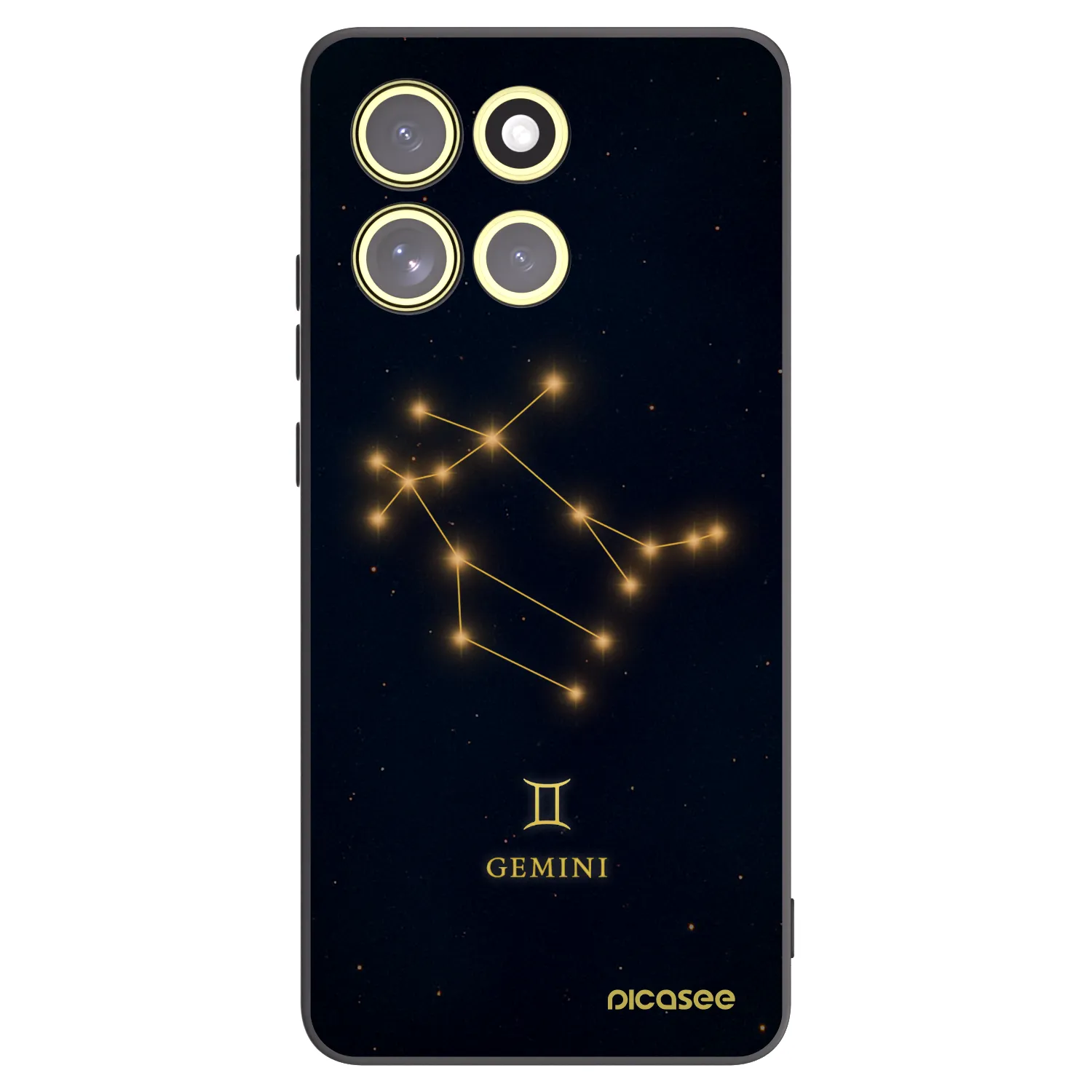 Picasee silikonski črni ovitek za Motorola Moto G86 5G - GEMINI