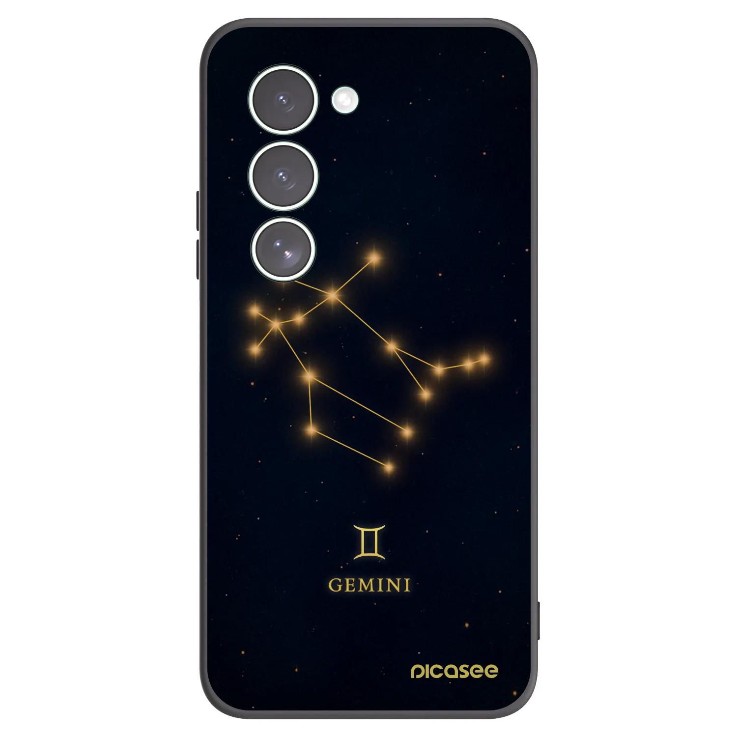 Picasee silikonski črni ovitek za Xiaomi Redmi 15 5G - GEMINI