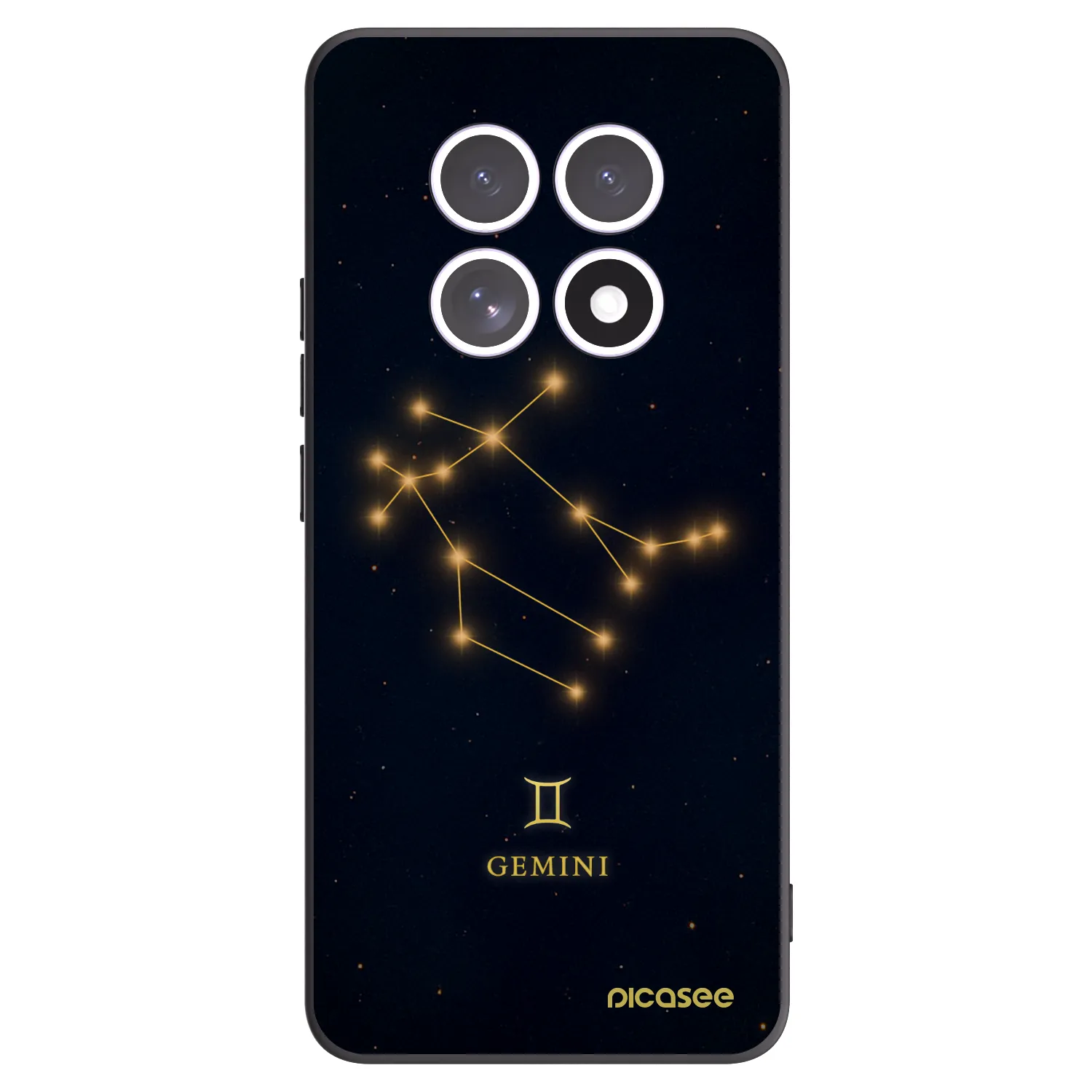 Picasee silikonski črni ovitek za Xiaomi Redmi Note 15 - GEMINI