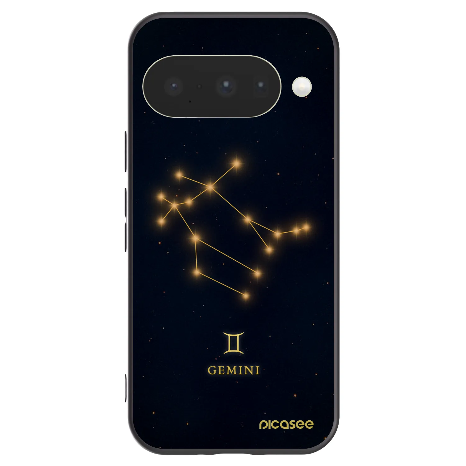 Picasee silikonski črni ovitek za Google Pixel 10 - GEMINI