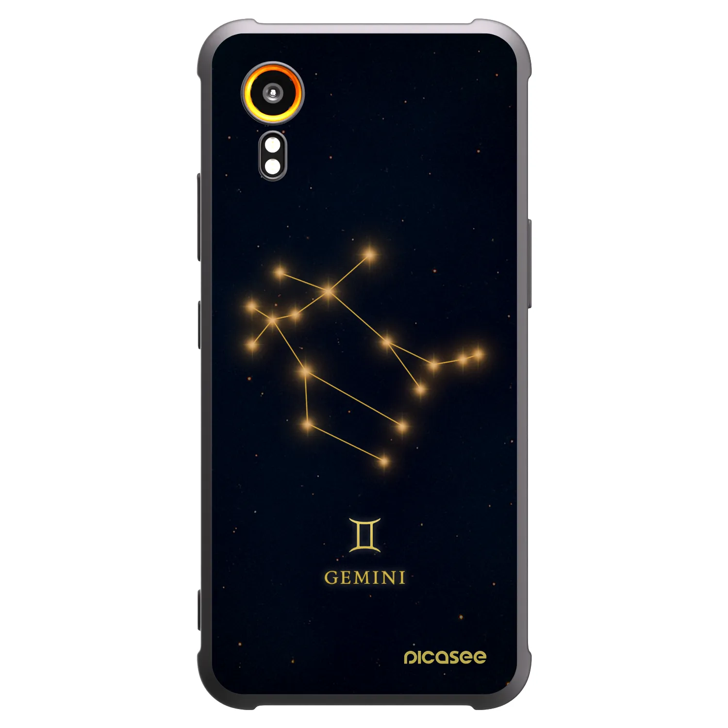 Picasee silikonski črni ovitek za Samsung Galaxy Xcover 7 - GEMINI