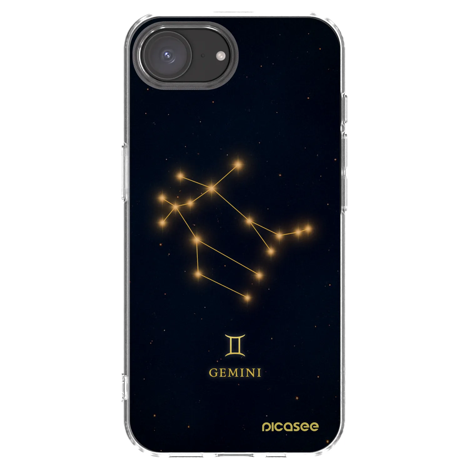 Picasee silikonski prozorni ovitek za Apple iPhone 17e - GEMINI